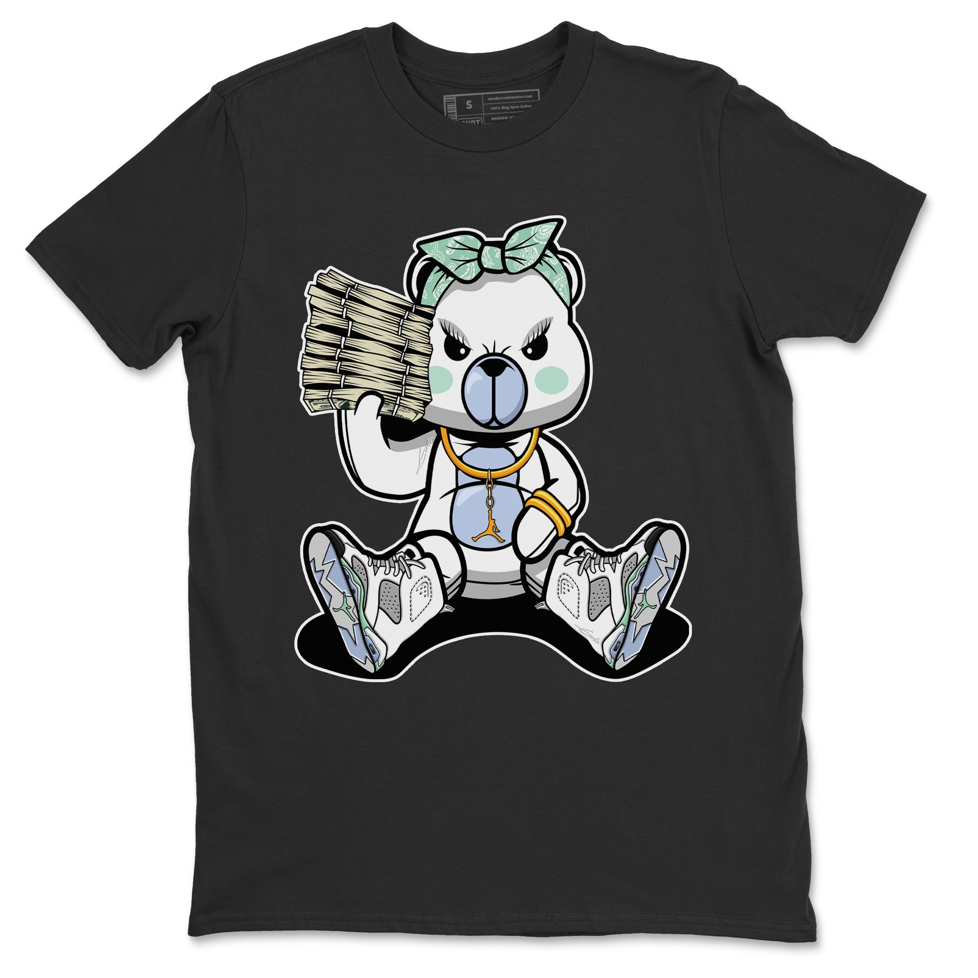 Bad Baby Bear Unisex Tops - Air Jordan 6 Mint Foam