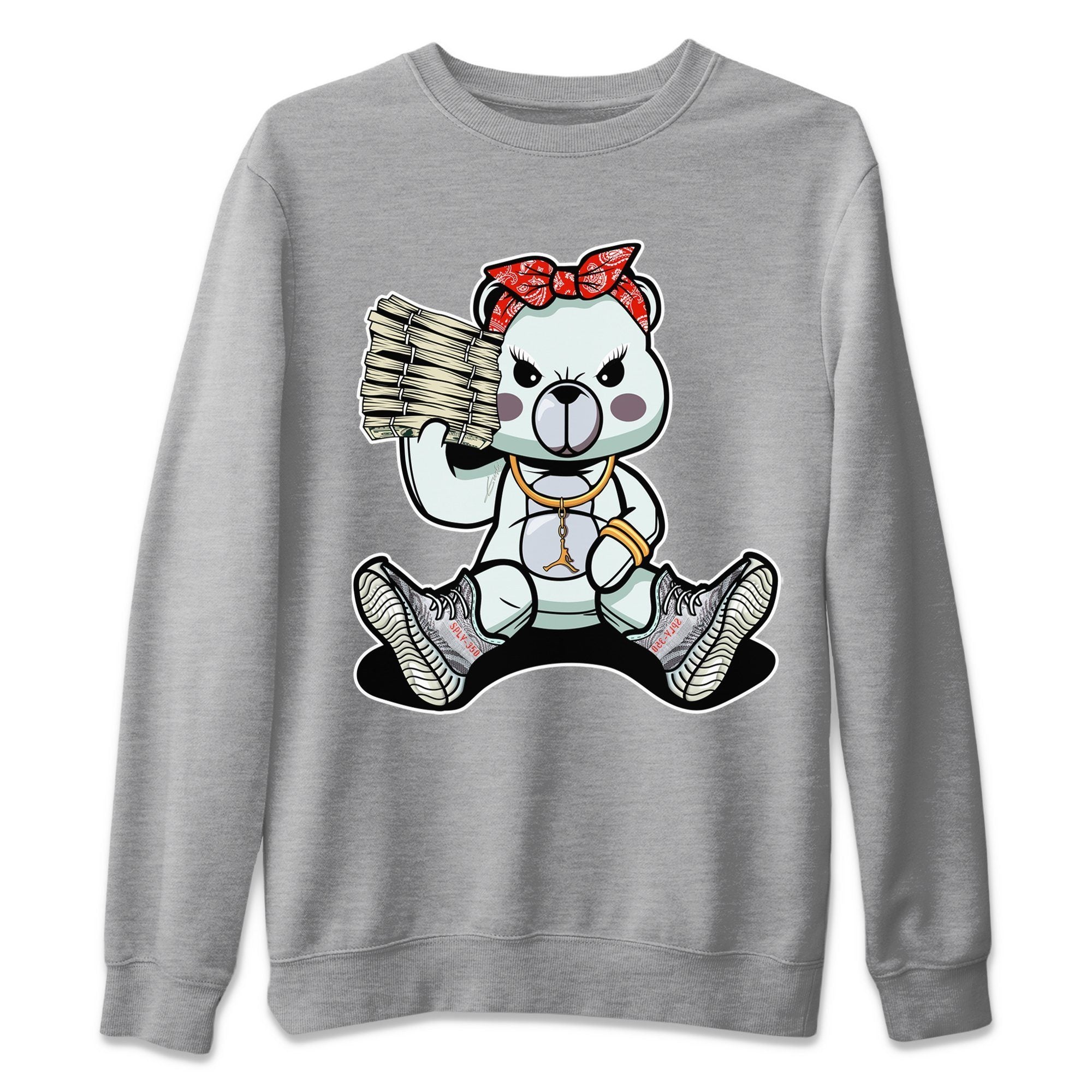 Bad Baby Bear Unisex Tops - Yeezy 350 Blue Tint