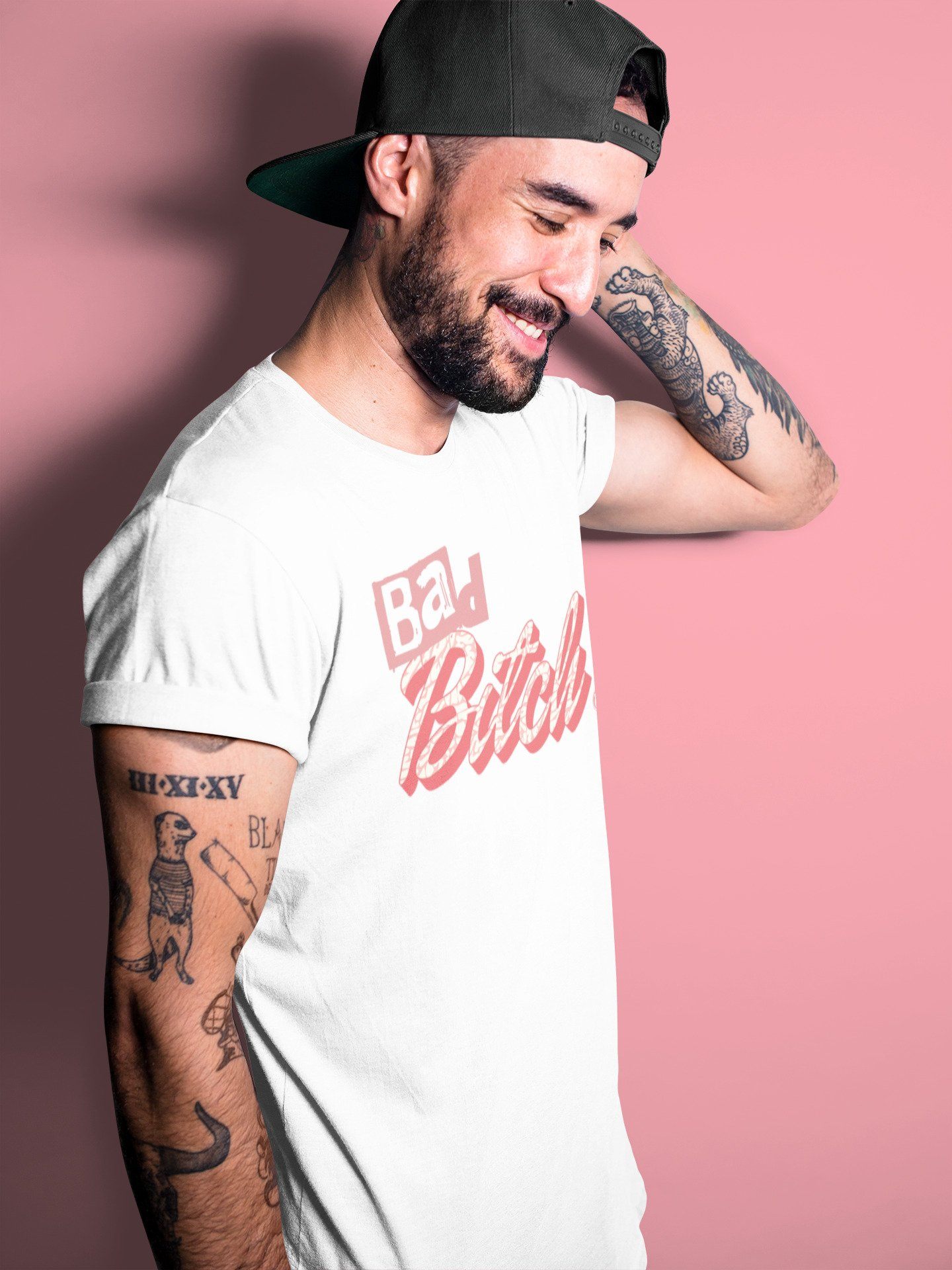 Bad Bitch Unisex Tops - Air Jordan 3 Rust Pink