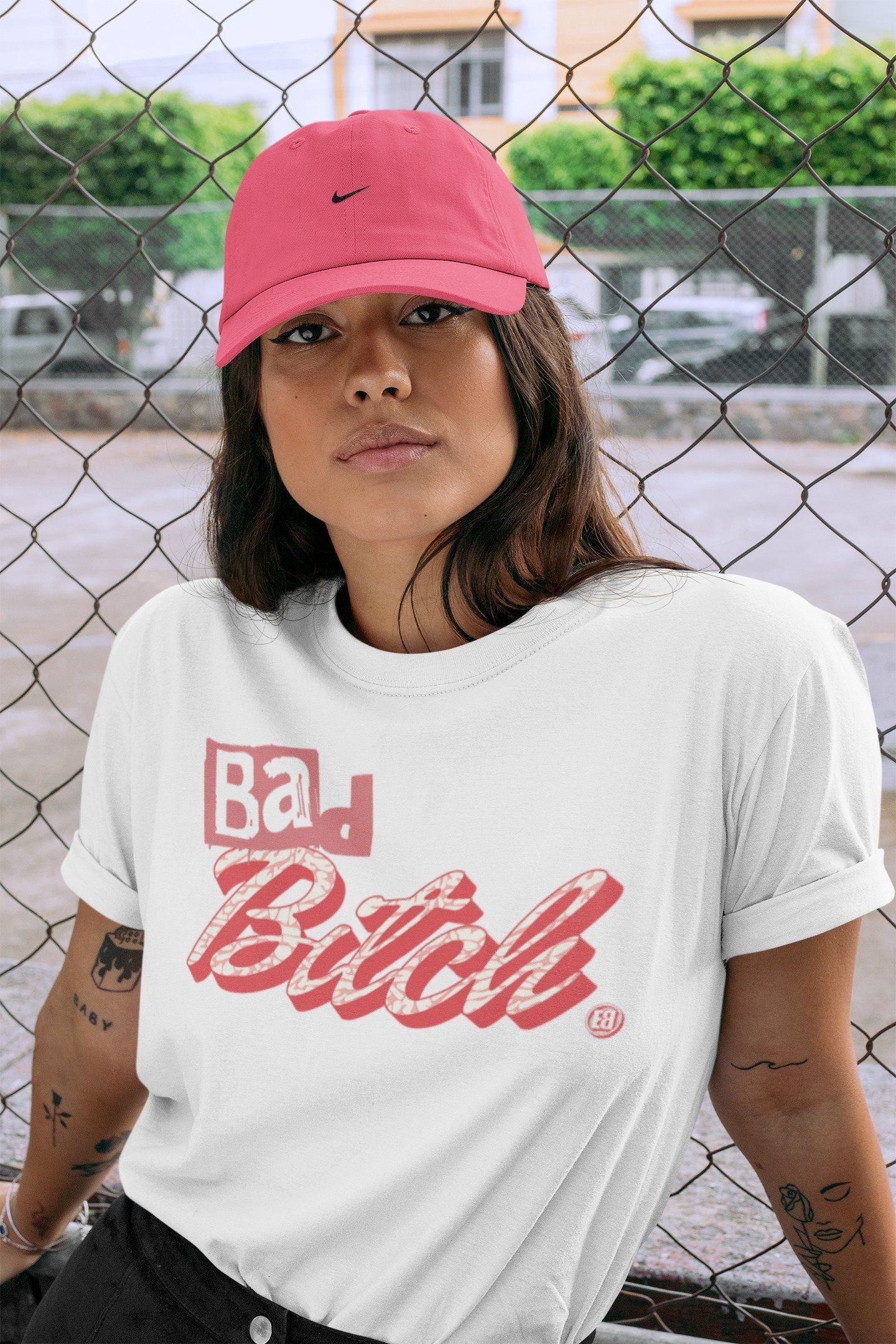 Bad Bitch Unisex Tops - Air Jordan 3 Rust Pink