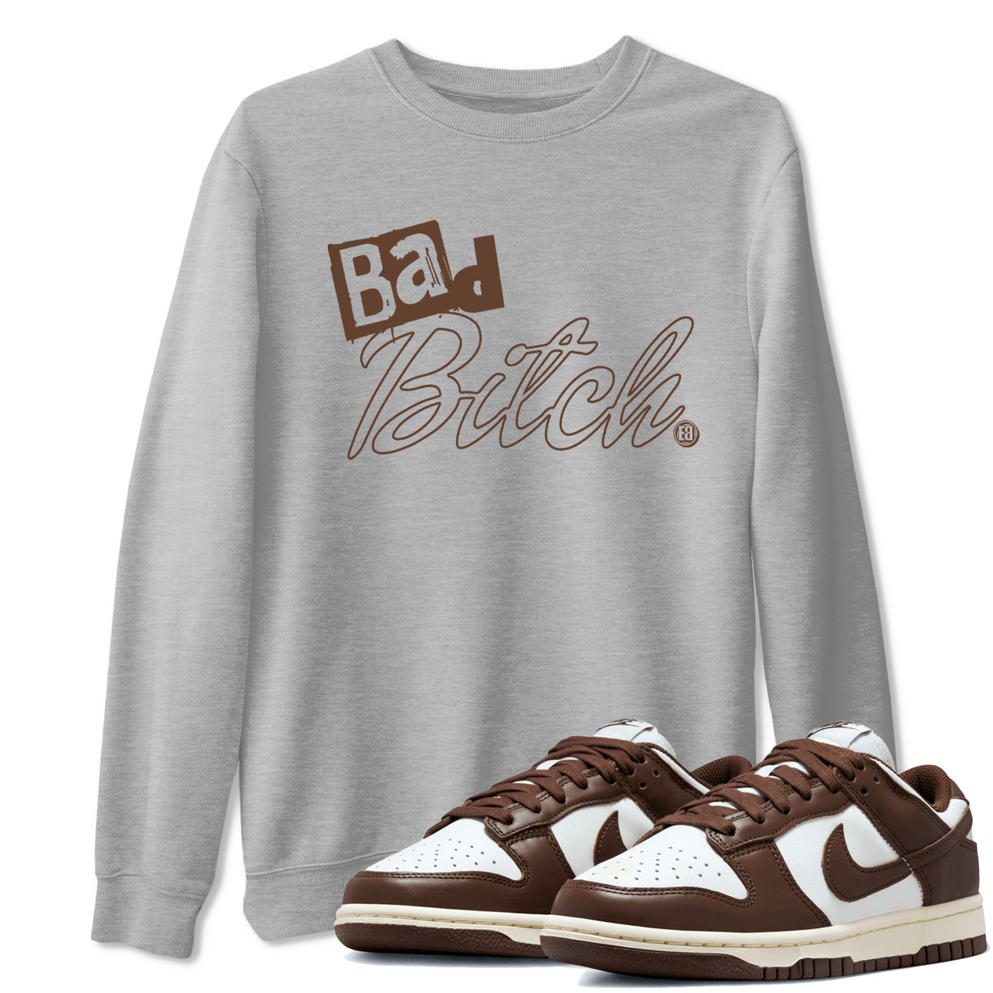 Bad Bitch snkmatch Tee - Dunk Cacao Wow