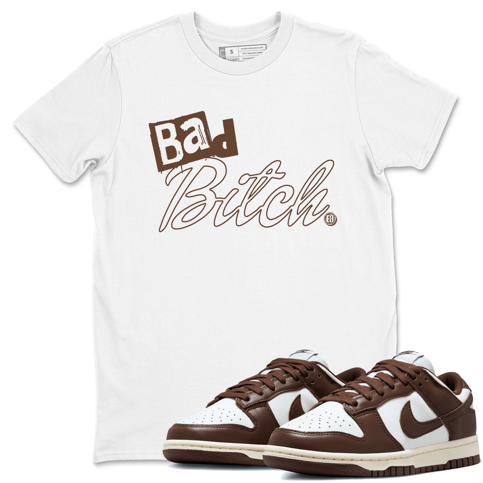 Bad Bitch snkmatch Tee - Dunk Cacao Wow