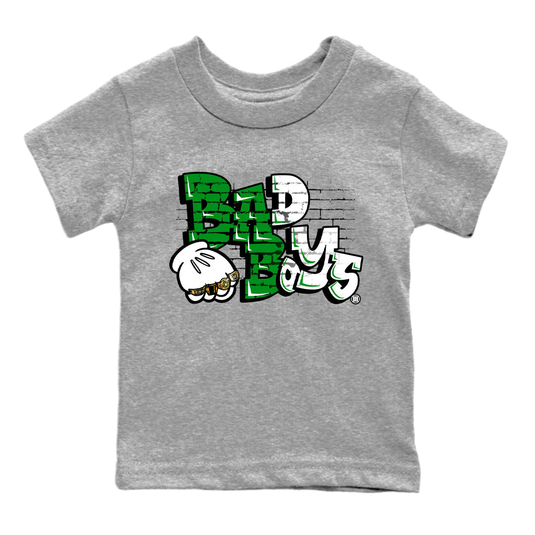 Bad Boys Kids Tops - Air Jordan 1 Celtics