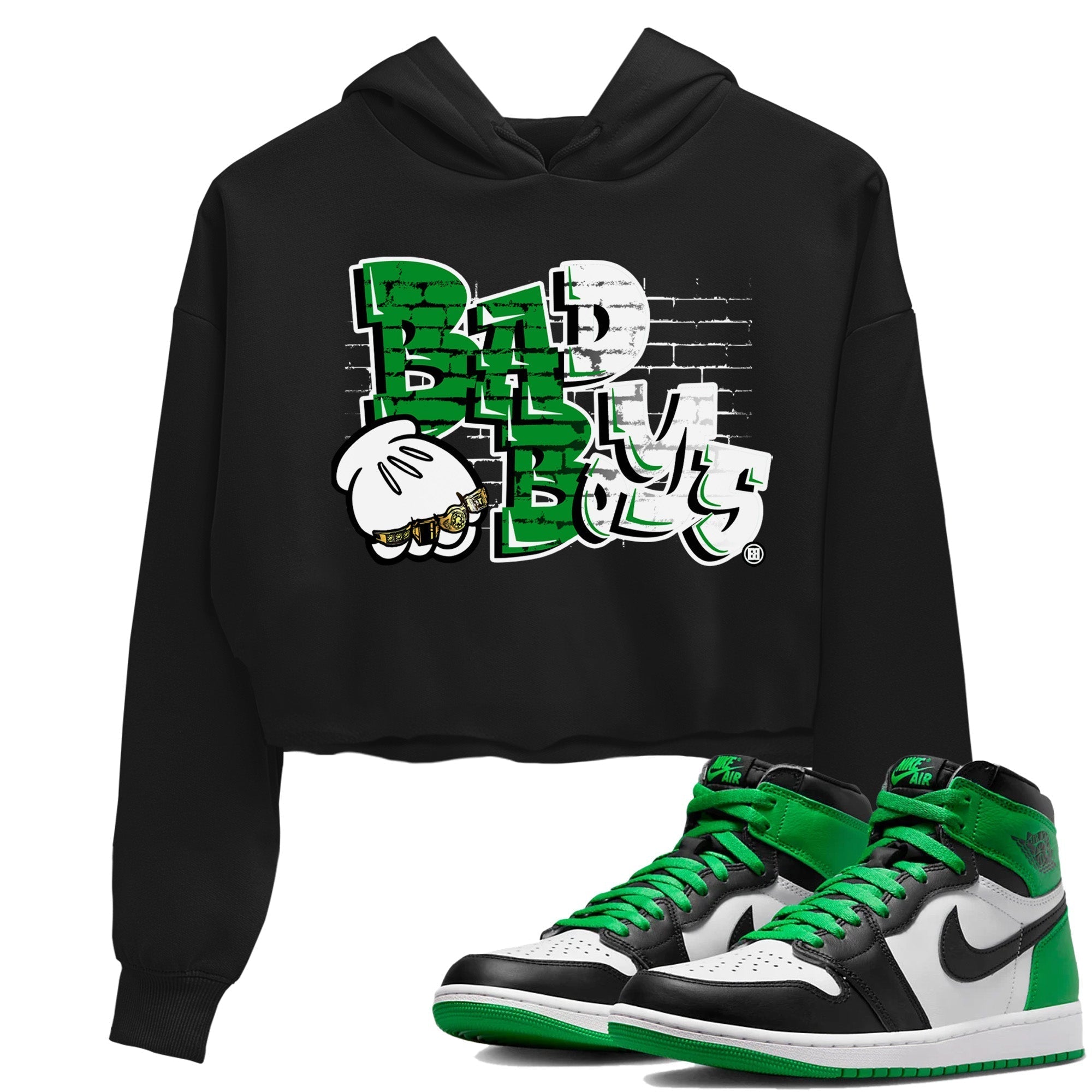 Bad Boys Women's Tops - Air Jordan 1 Celtics