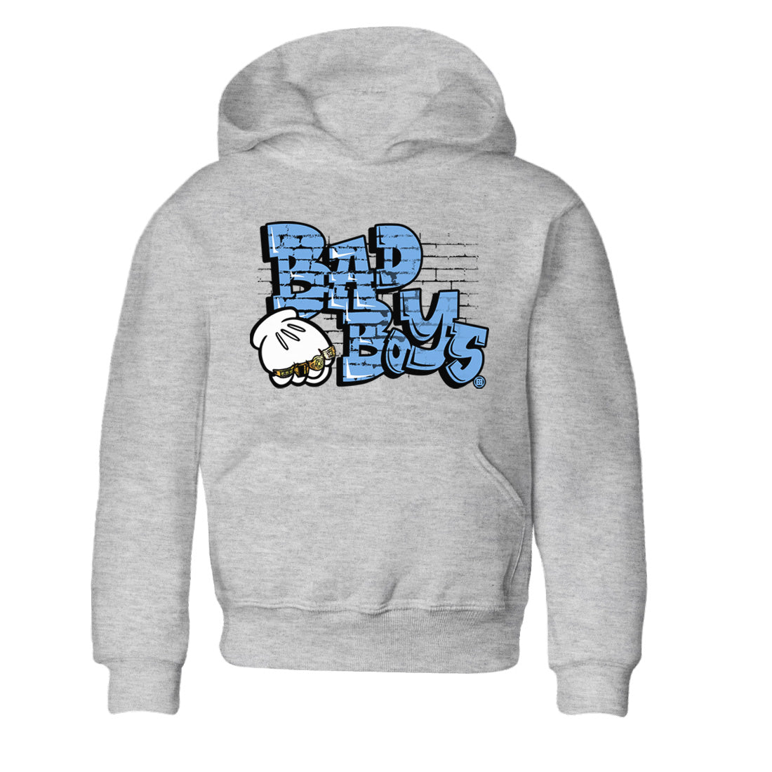 Bad Boys Kids Tops - Air Jordan 1 UNC Toe