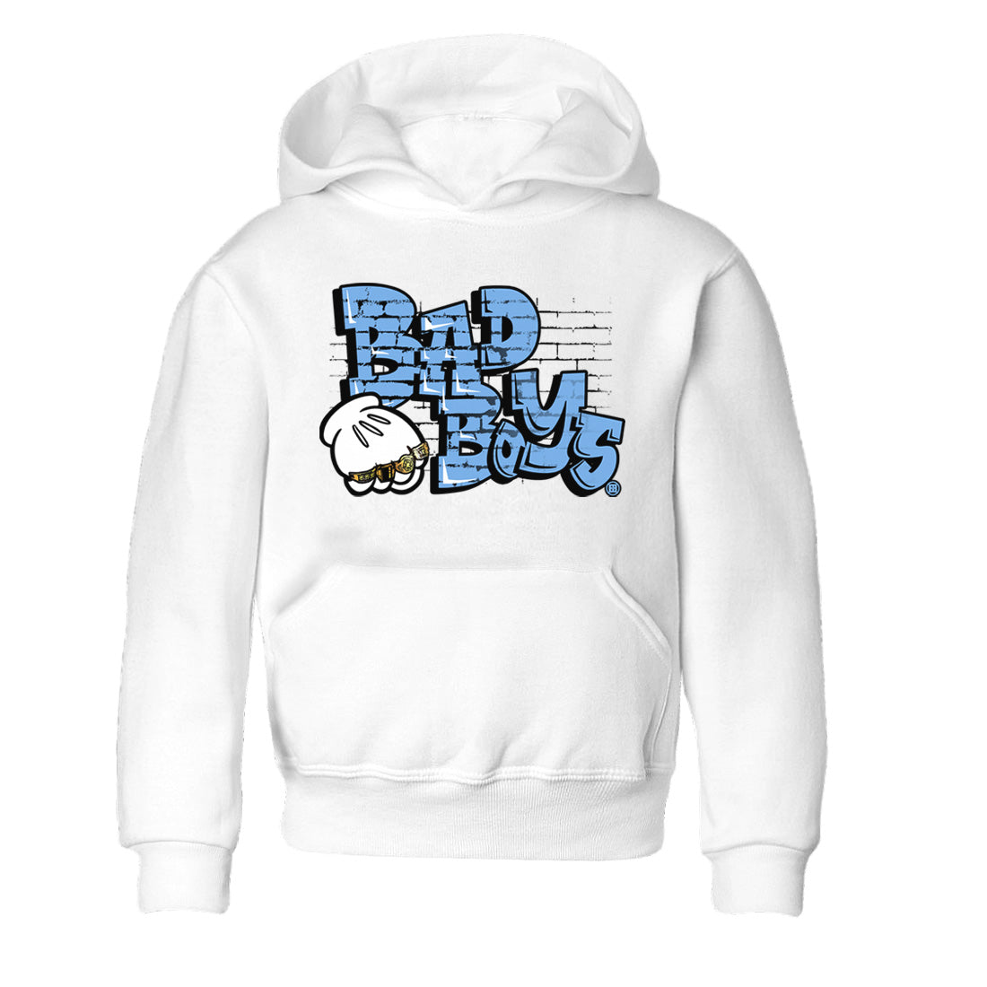 Bad Boys Kids Tops - Air Jordan 1 UNC Toe