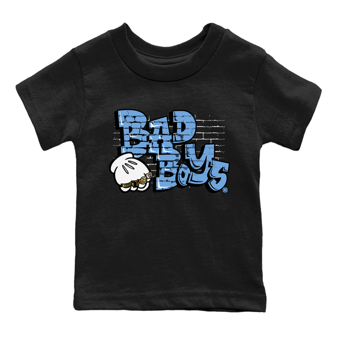 Bad Boys Kids Tops - Air Jordan 1 UNC Toe
