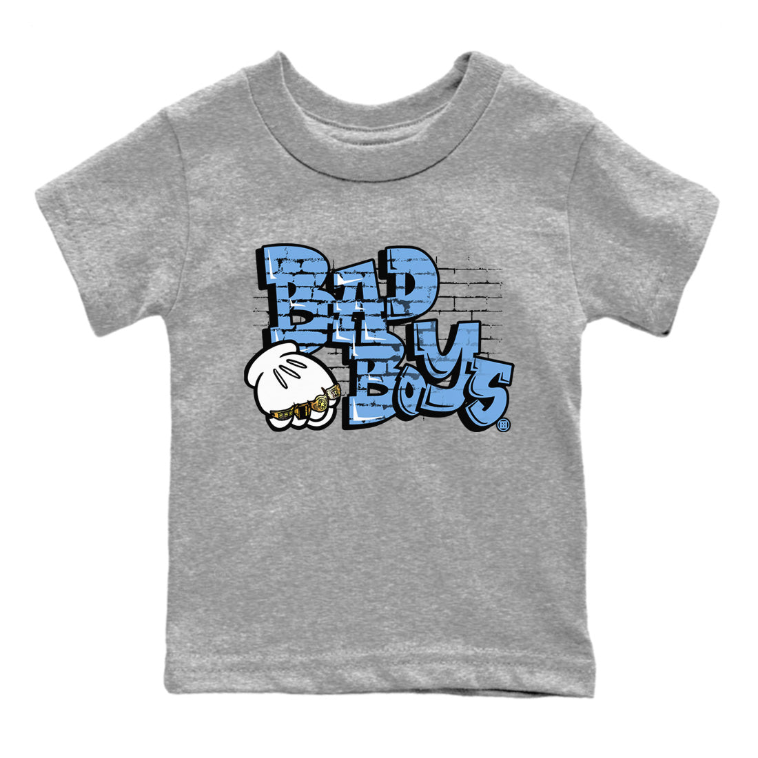 Bad Boys Kids Tops - Air Jordan 1 UNC Toe