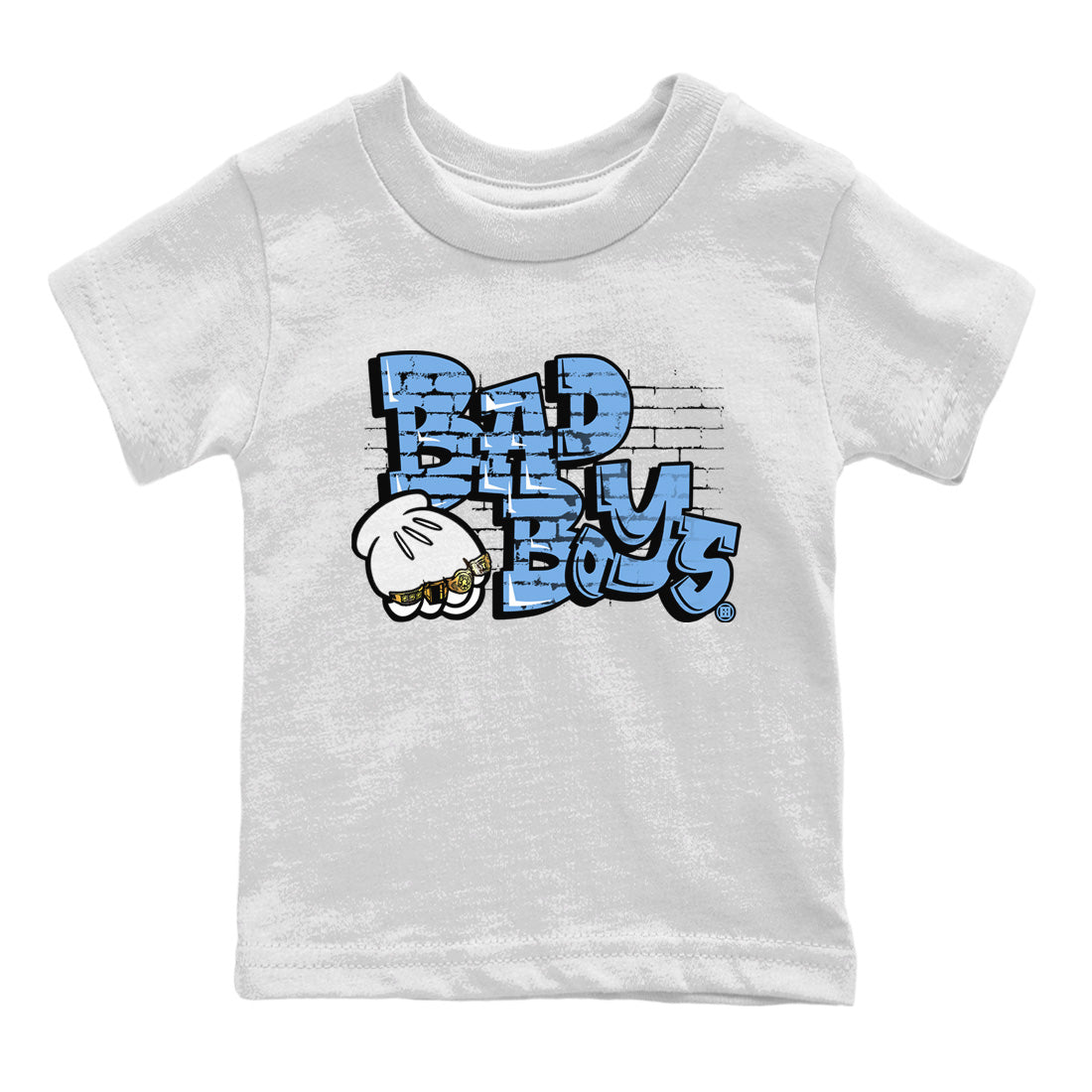 Bad Boys Kids Tops - Air Jordan 1 UNC Toe