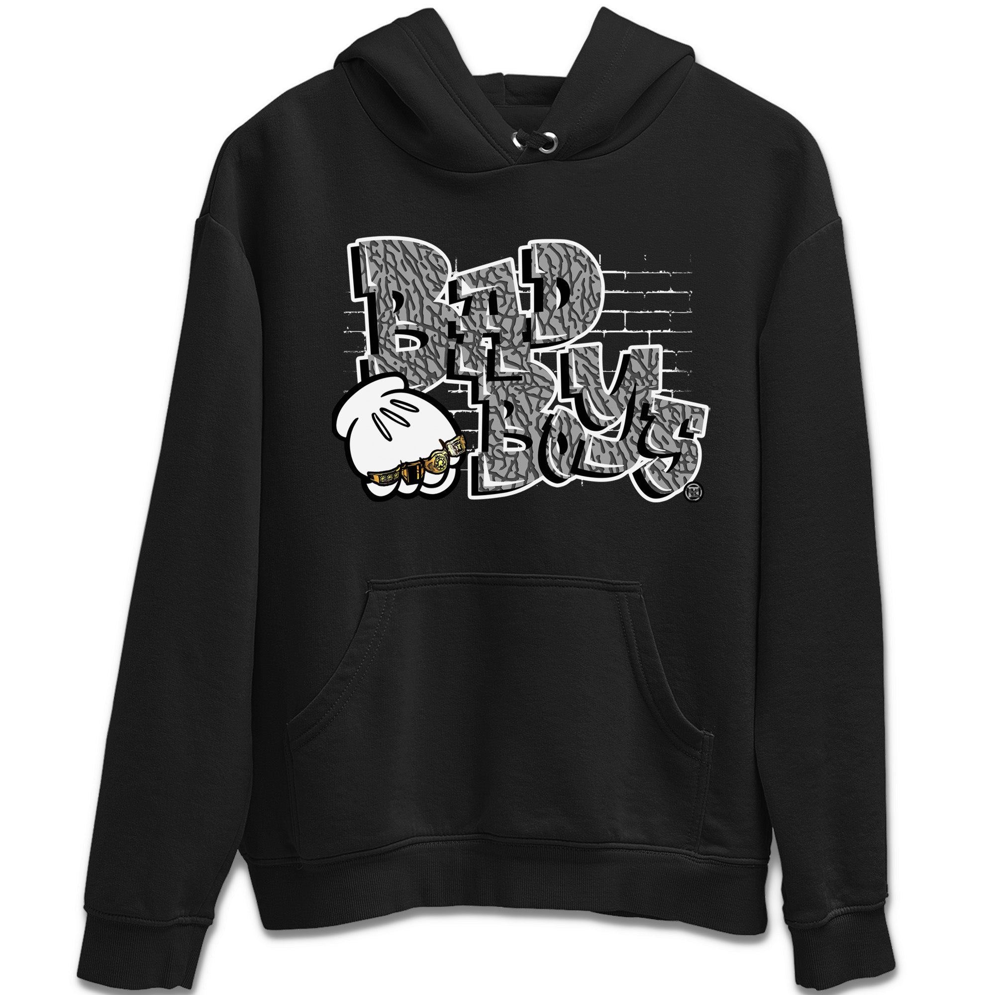 Bad Boys Unisex Tops - Air Jordan 1 White Cement