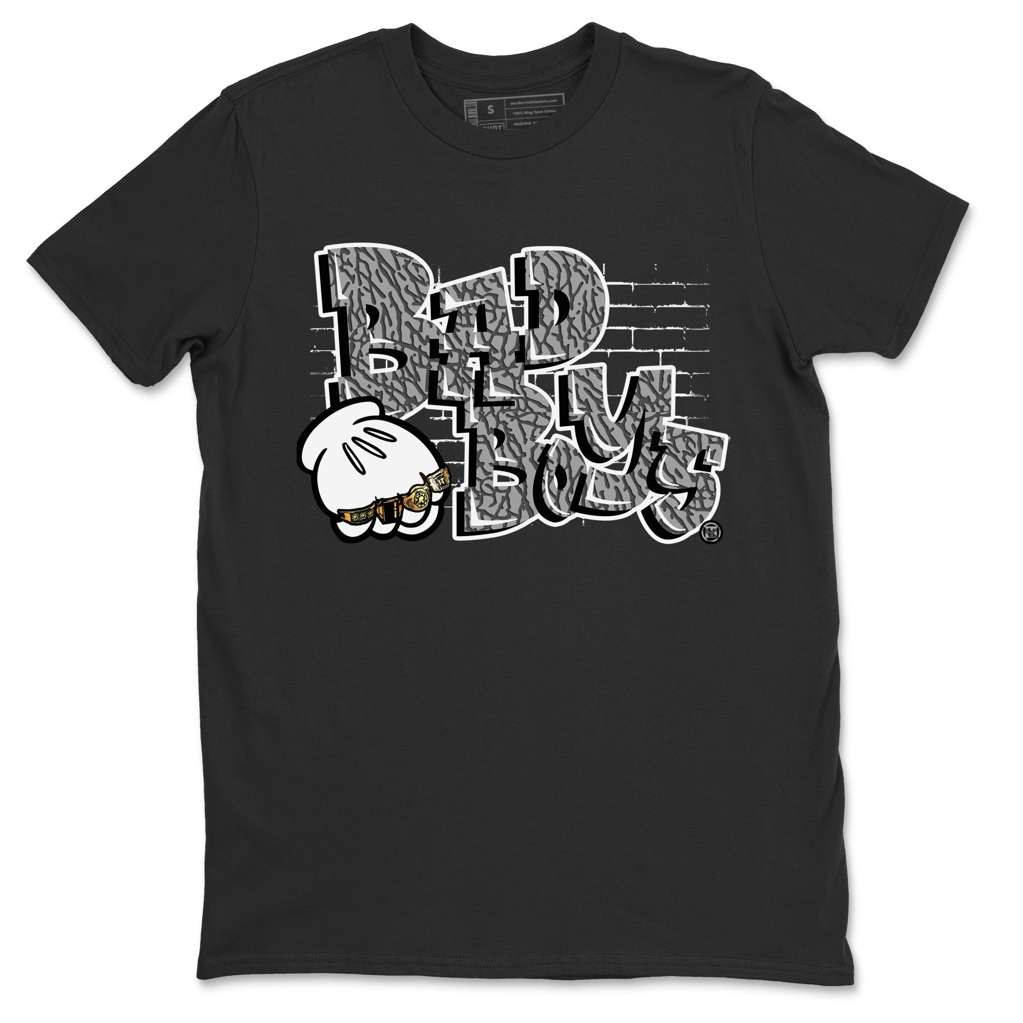 Bad Boys Unisex Tops - Air Jordan 1 White Cement
