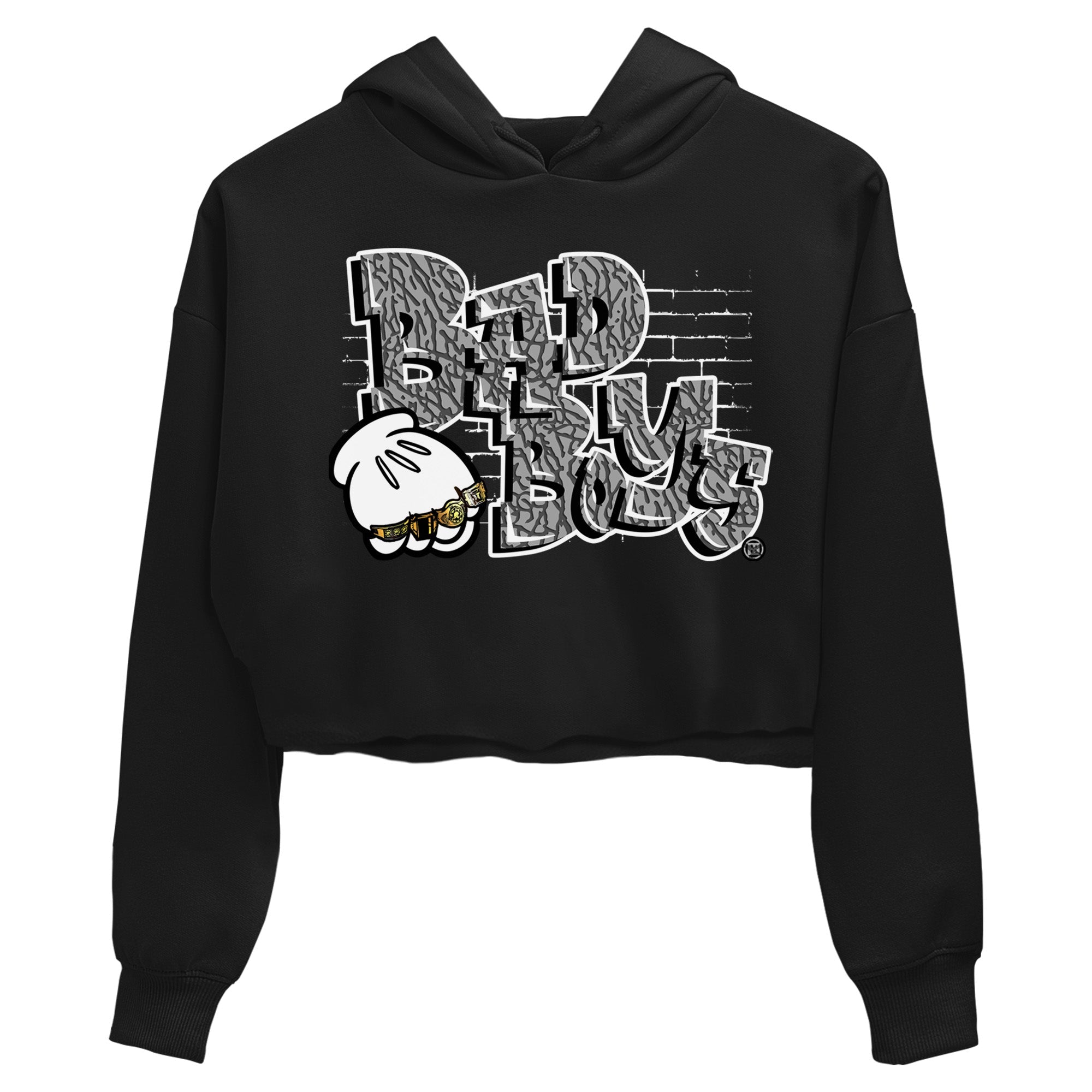 Bad Boys Women's Tops - Air Jordan 1 White Cement