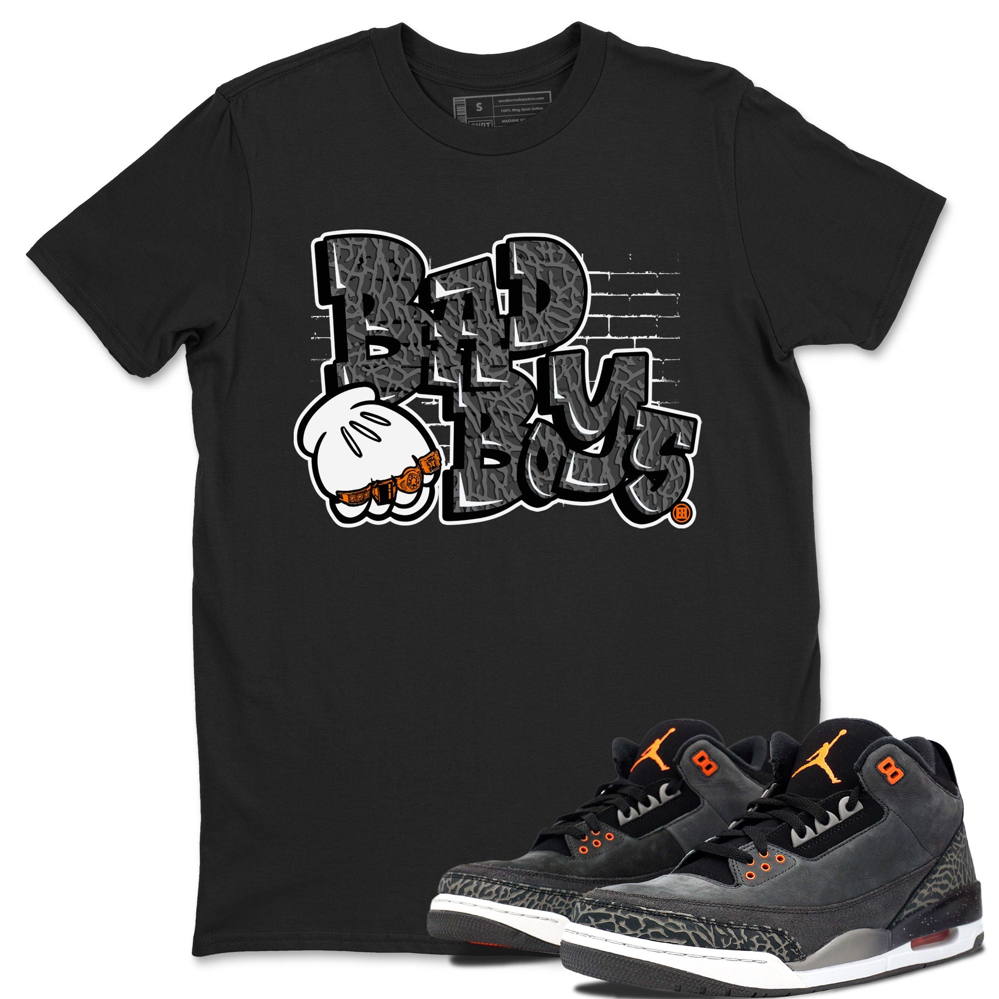 Bad Boys snkmatch Tee - Air Jordan 3 Fear