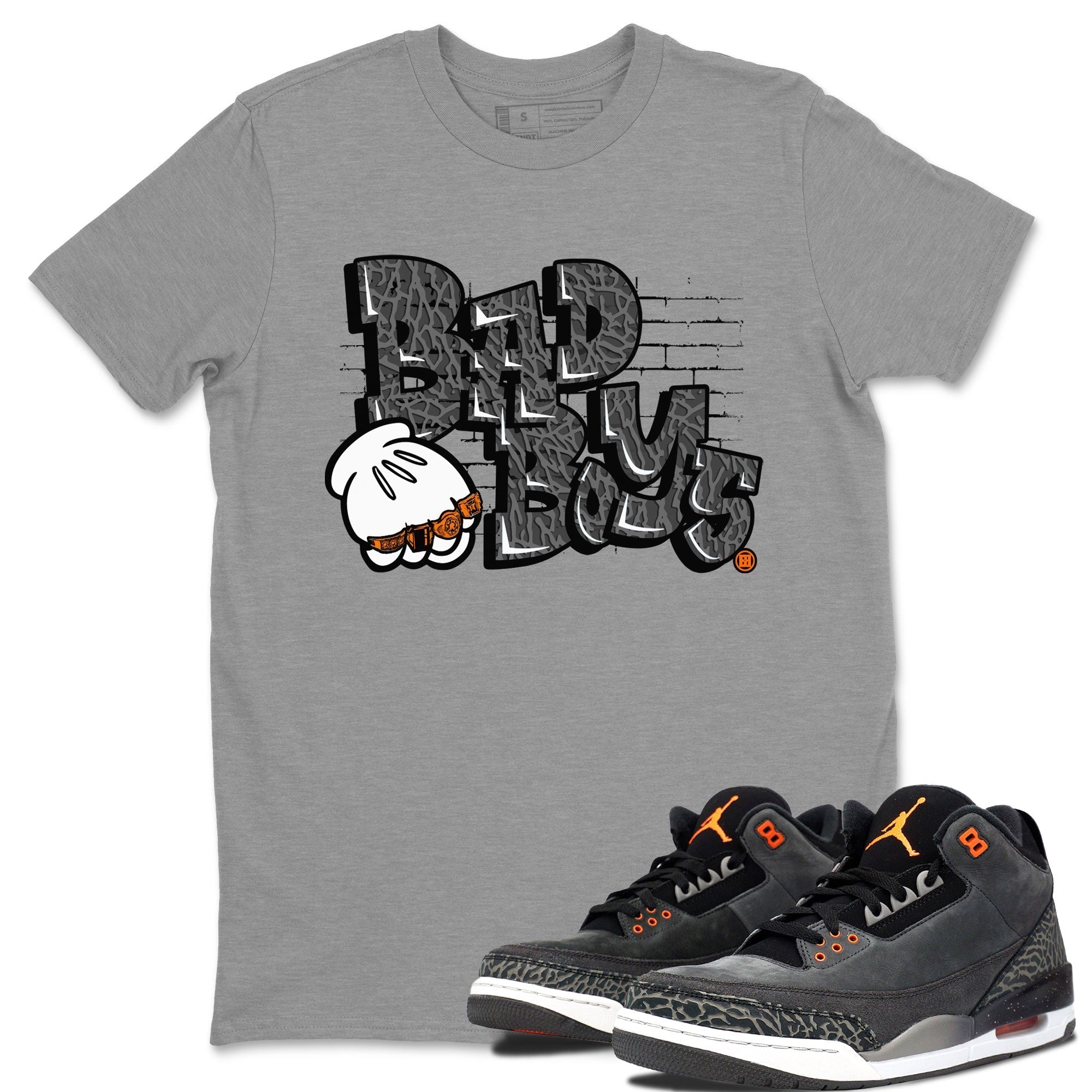 Bad Boys snkmatch Tee - Air Jordan 3 Fear