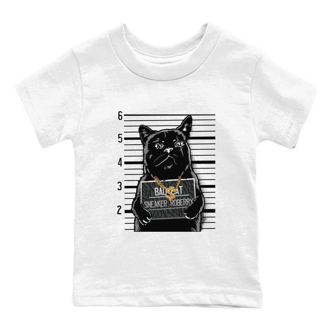 Bad Cat snkmatch Tees Kids - Air Jordan 3 Black Cat