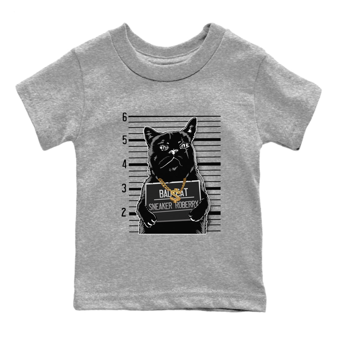 Bad Cat snkmatch Tees Kids - Air Jordan 4 Black Cat