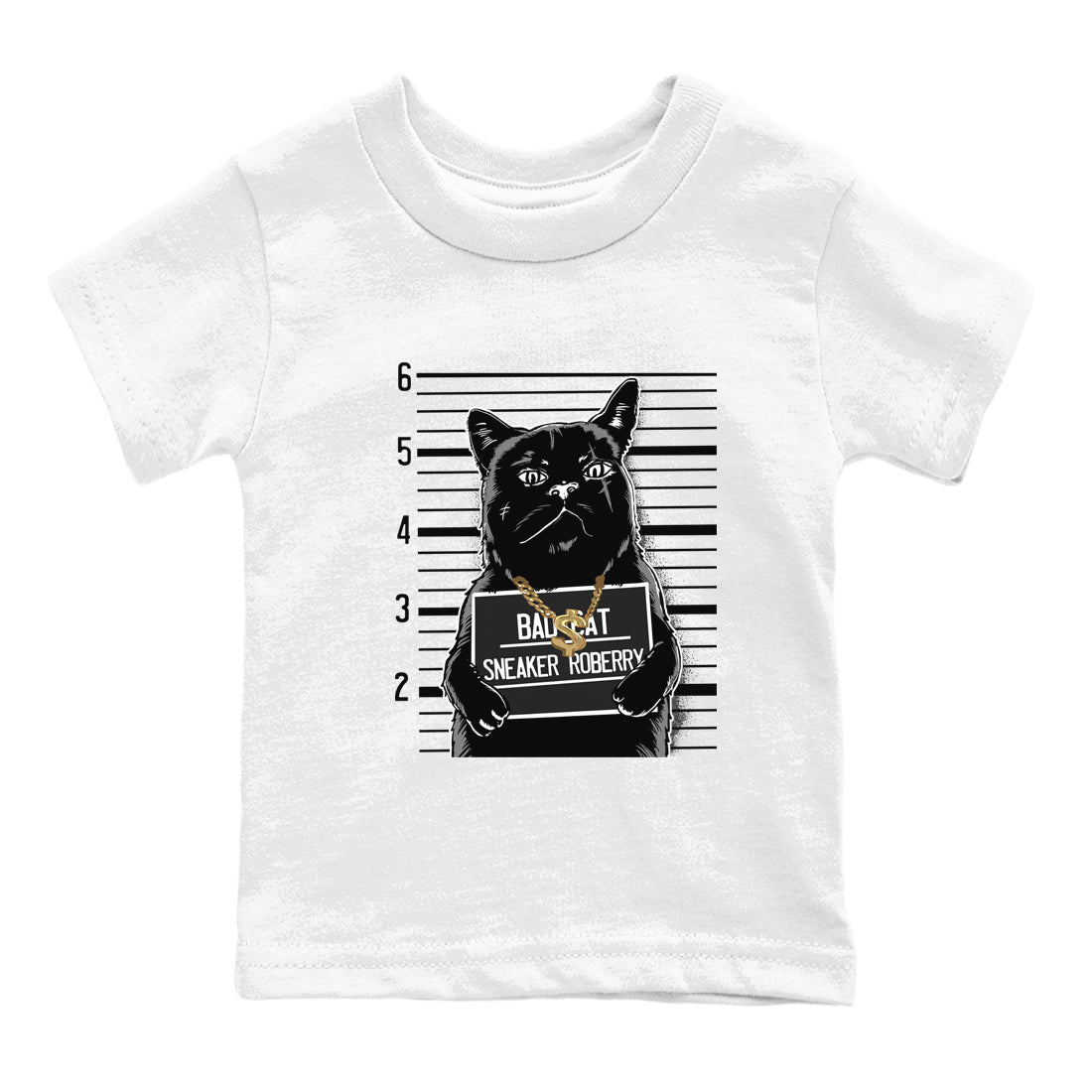 Bad Cat snkmatch Tees Kids - Air Jordan 5 Black Cat