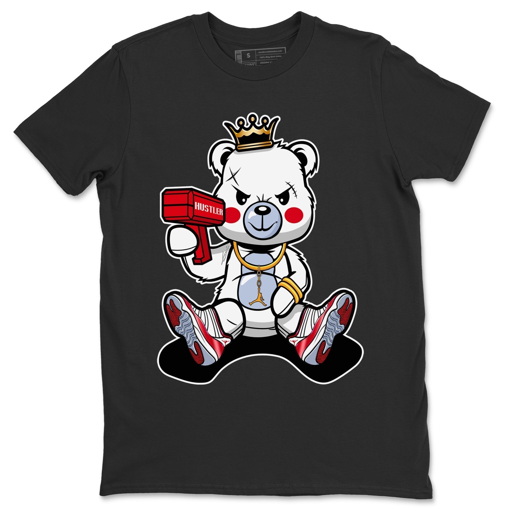 Bad King Baby Bear Unisex Tops - Air Jordan 11 Cherry