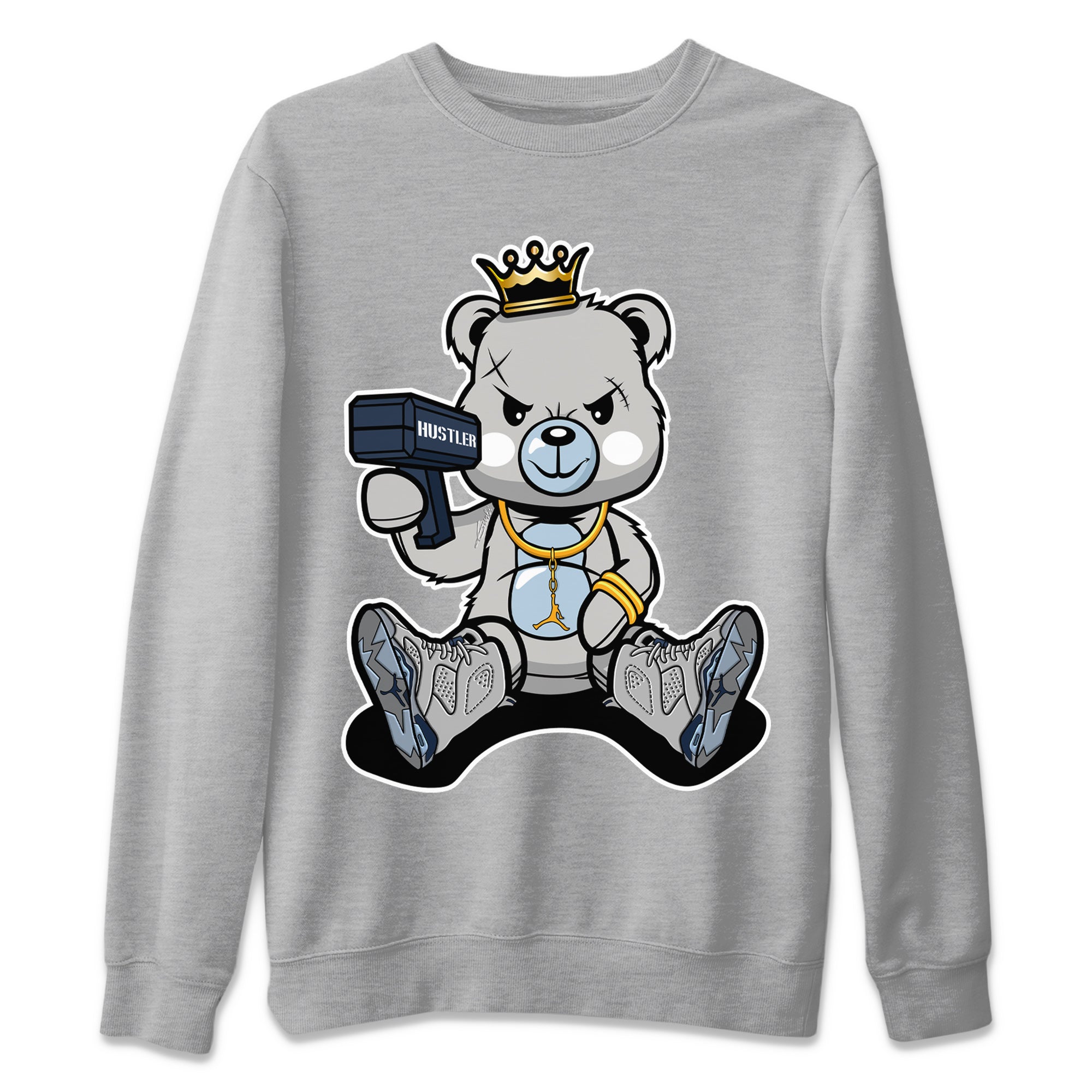 Bad King Baby Bear Unisex Tops - Air Jordan 6 Georgetown