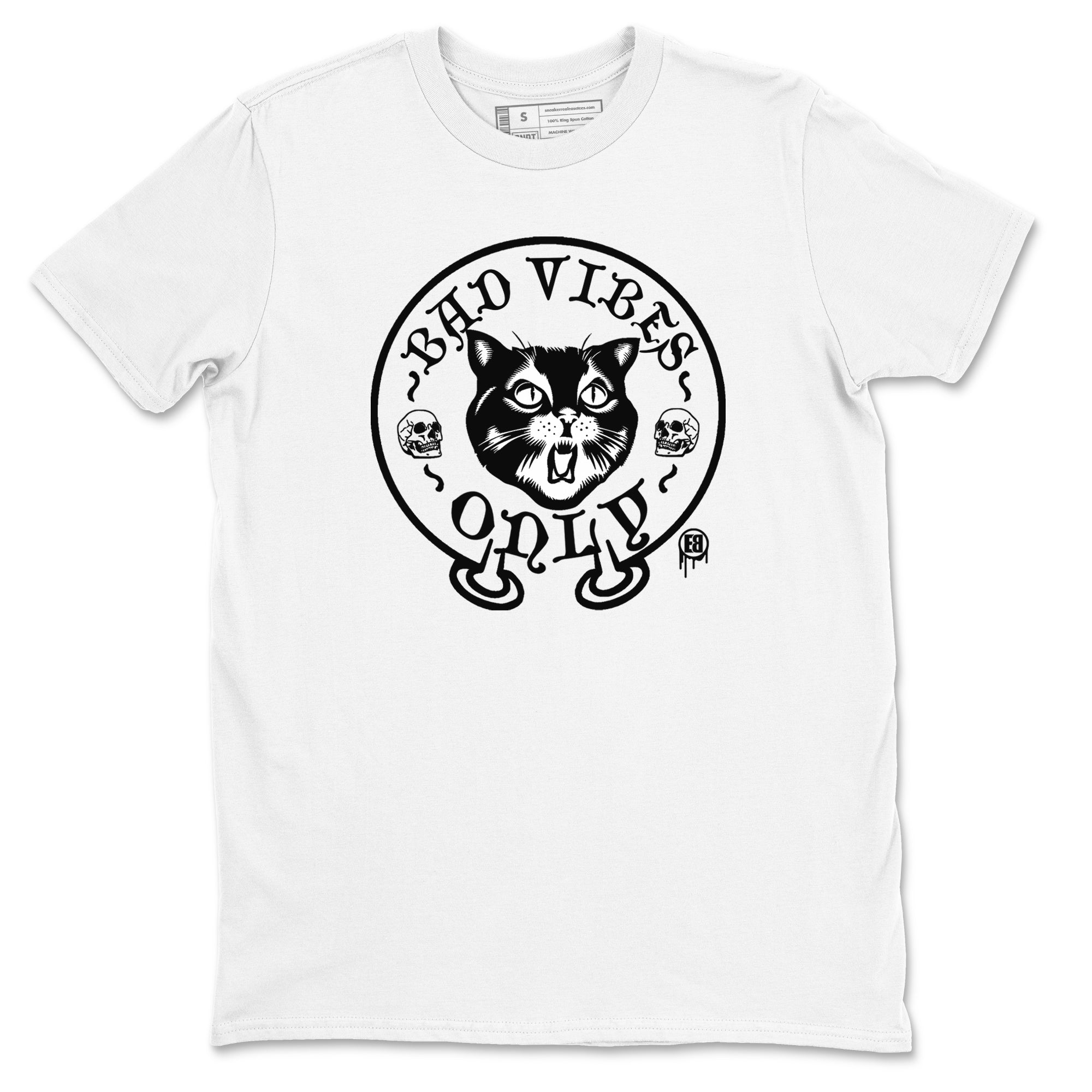 Bad Vibes Only snkmatch Tees - Air Jordan 5 Black Cat
