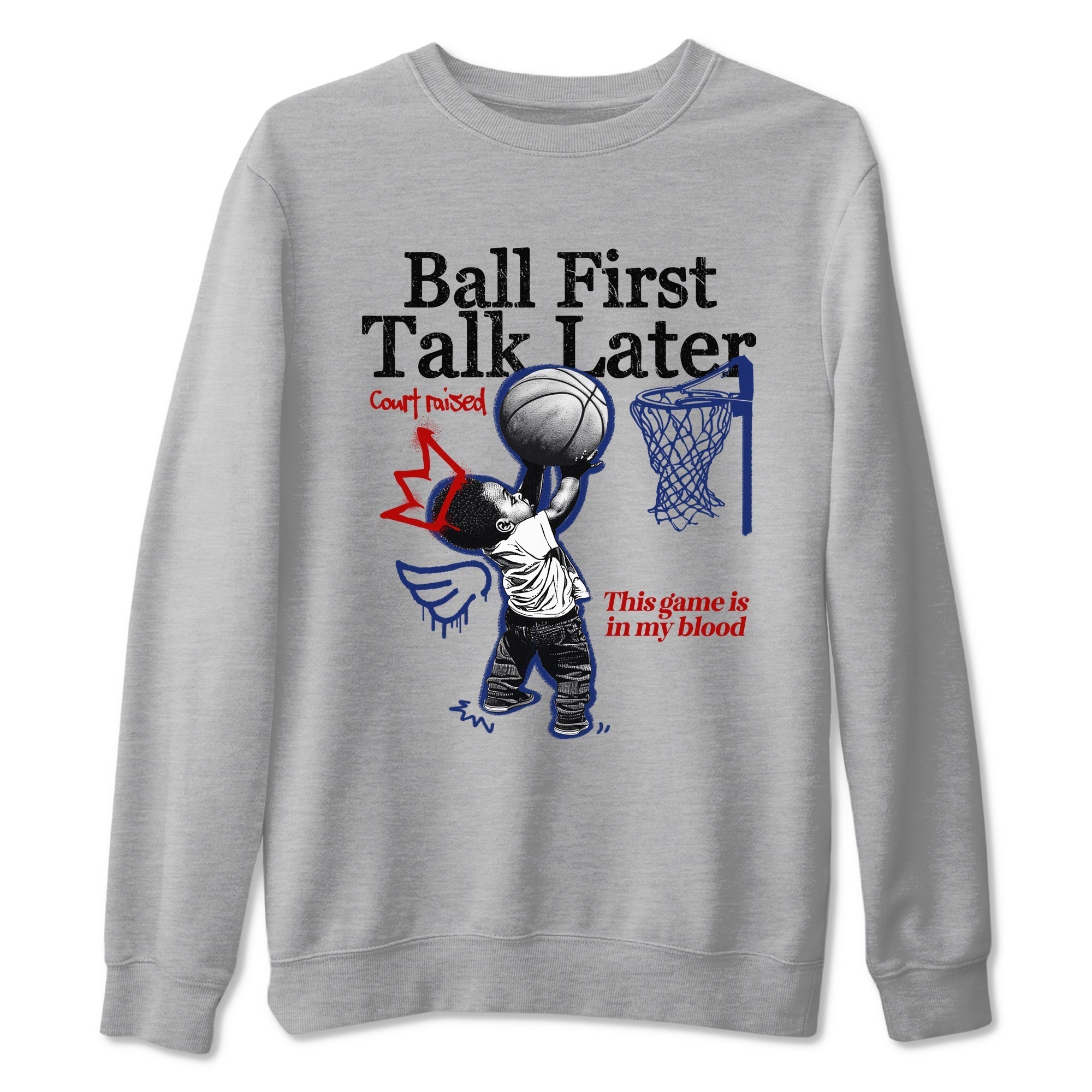 Ball First Talk Later snkmatch Tees - Air Jordan 1 Rare Air