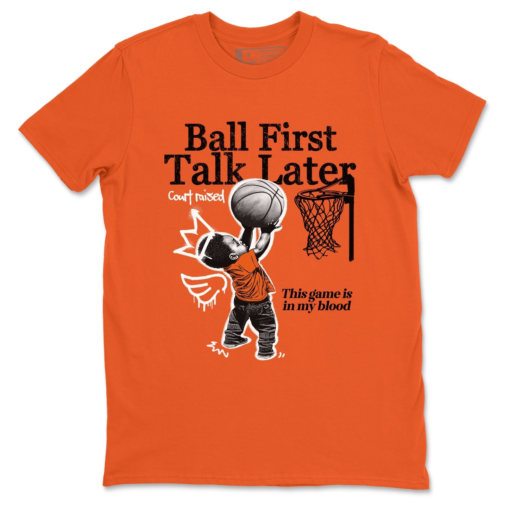Ball First Talk Later snkmatch Tees - Air Jordan 1 Shattered Backboard