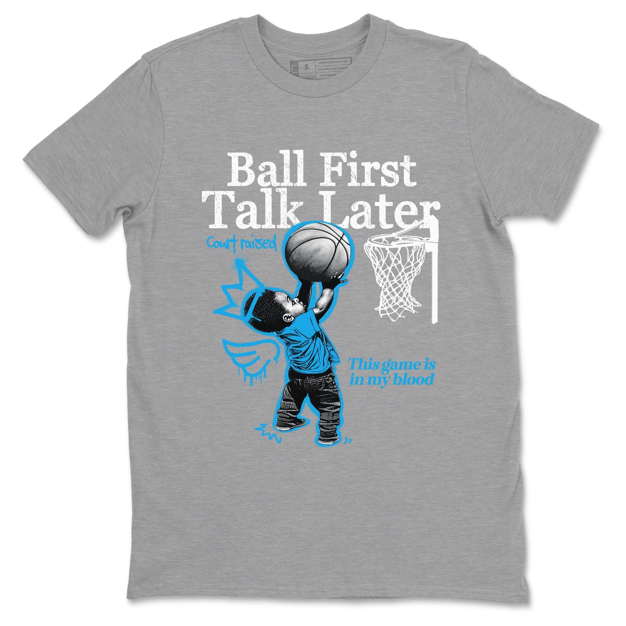 Ball First Talk Later snkmatch Tees - Air Jordan 1 UNC Reimagined