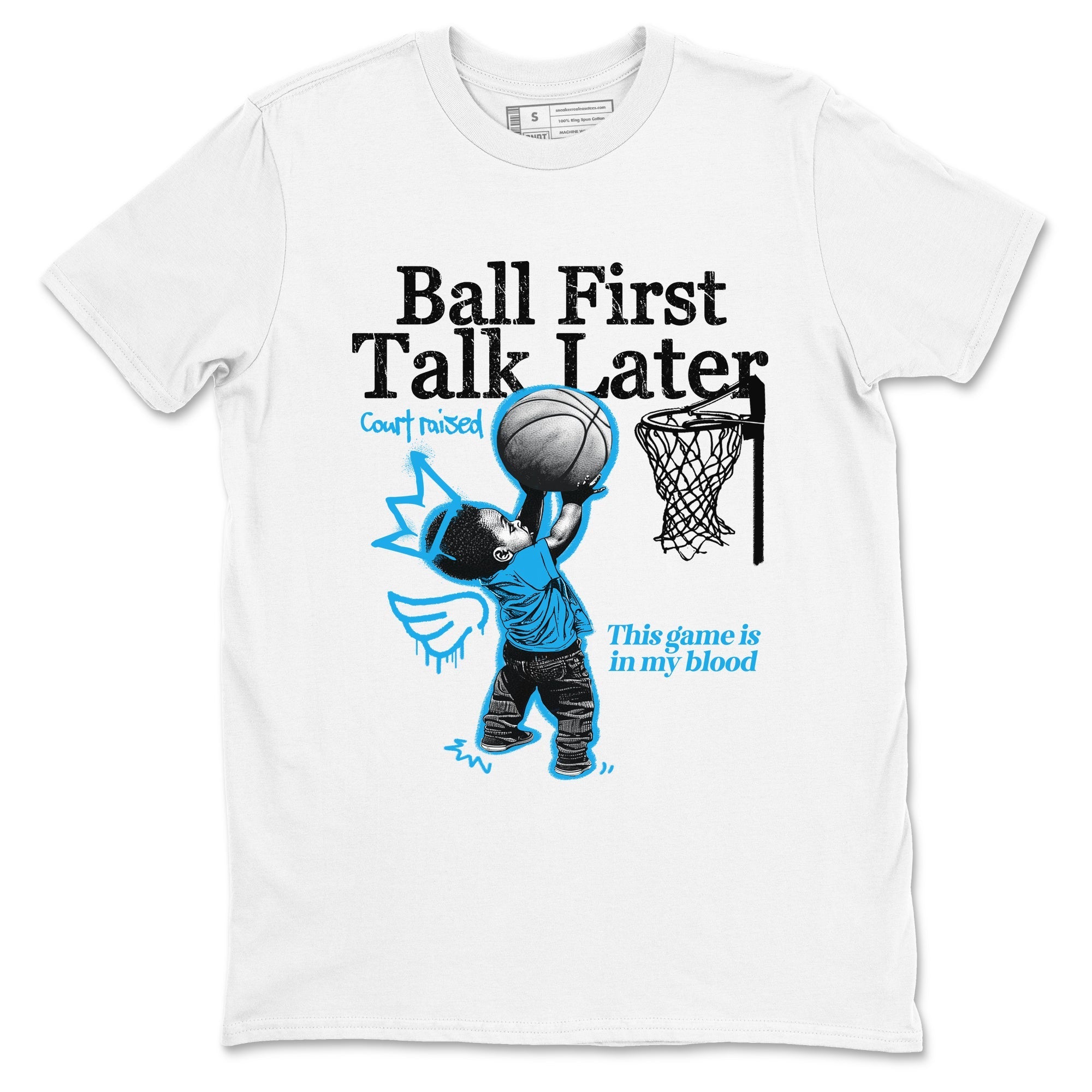 Ball First Talk Later snkmatch Tees - Air Jordan 1 UNC Reimagined