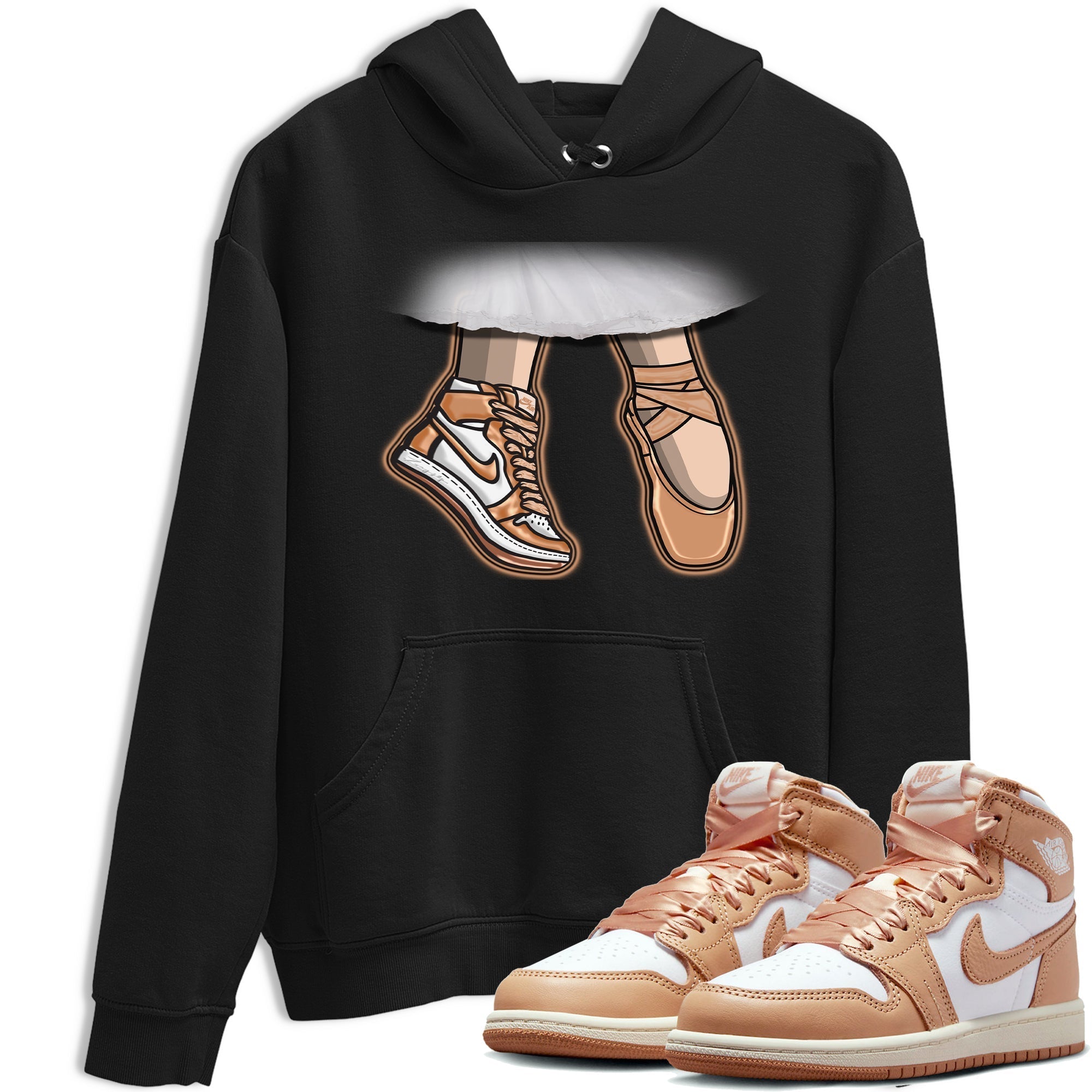 Ballet Shoes snkmatch Tee - Air Jordan 1 Praline
