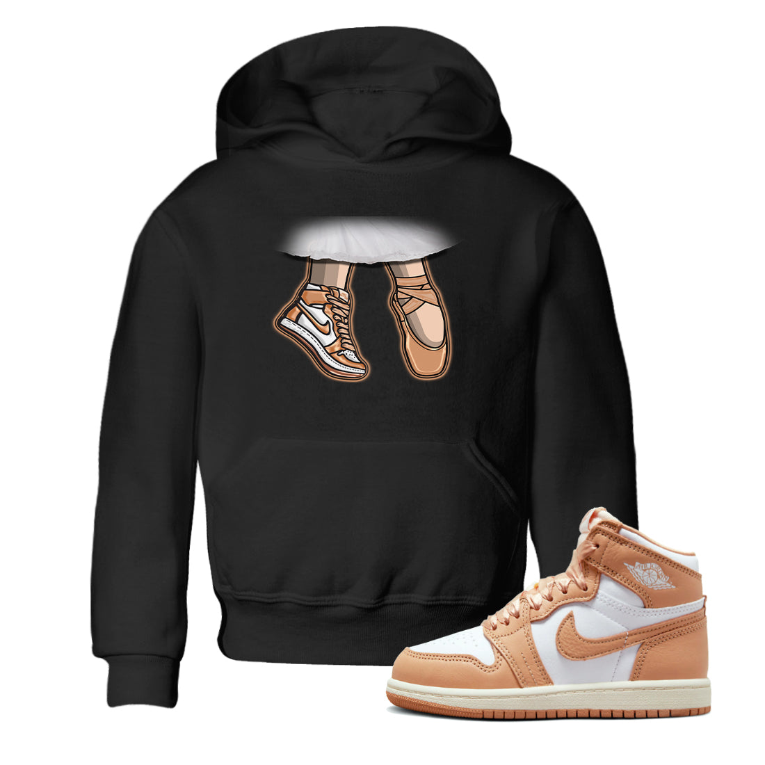 Ballet Shoes snkmatch Tee Kids - Air Jordan 1 Praline