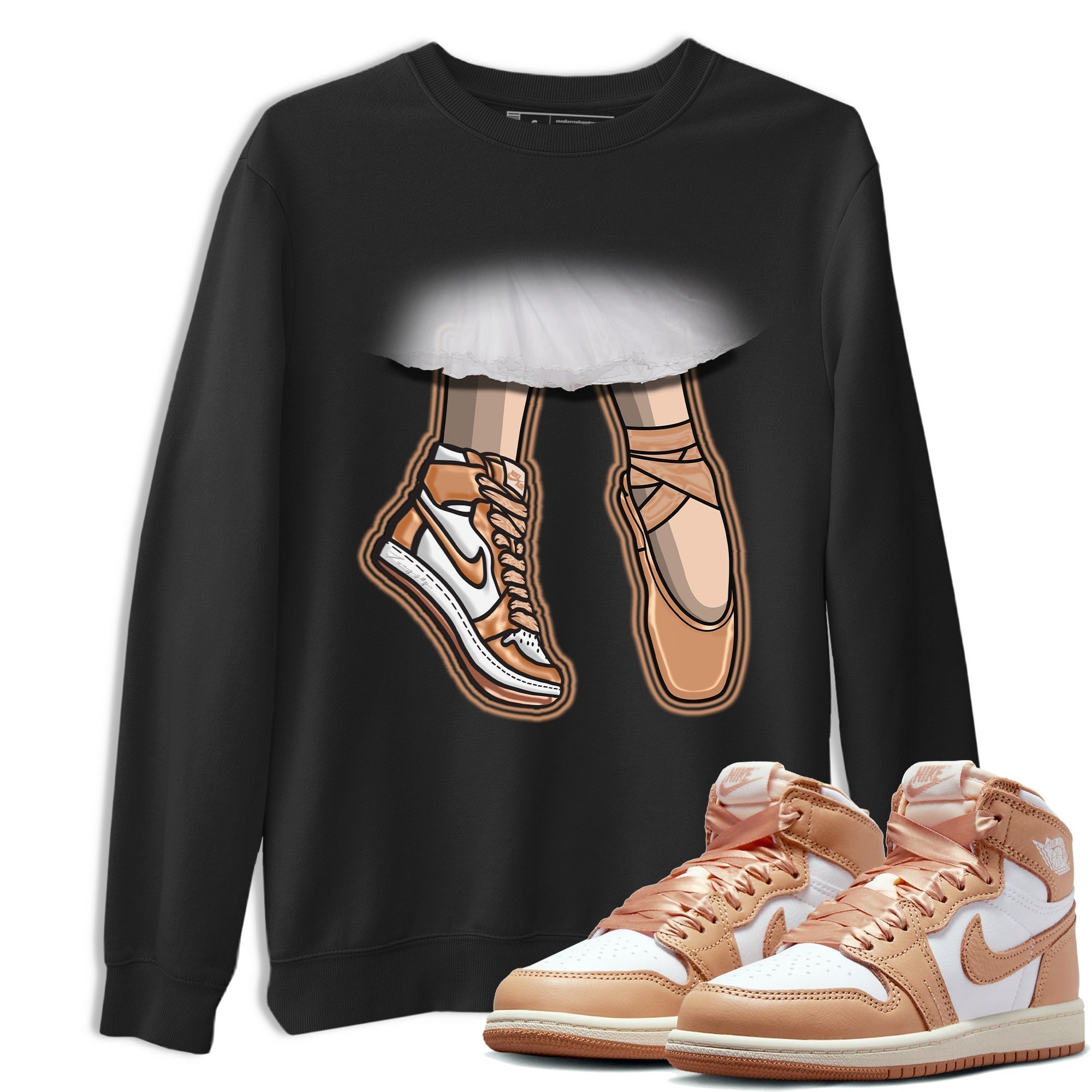 Ballet Shoes snkmatch Tee - Air Jordan 1 Praline