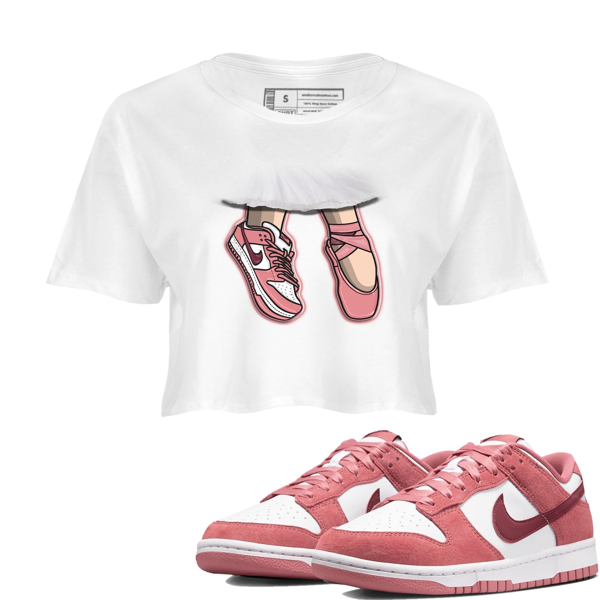 Ballet Shoes snkmatch Women's Top - Dunk Valentines Day 2024