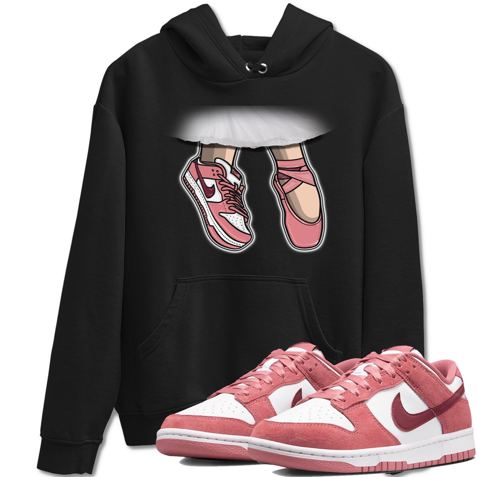 Ballet Shoes snkmatch Tees - Dunk Valentines Day 2024