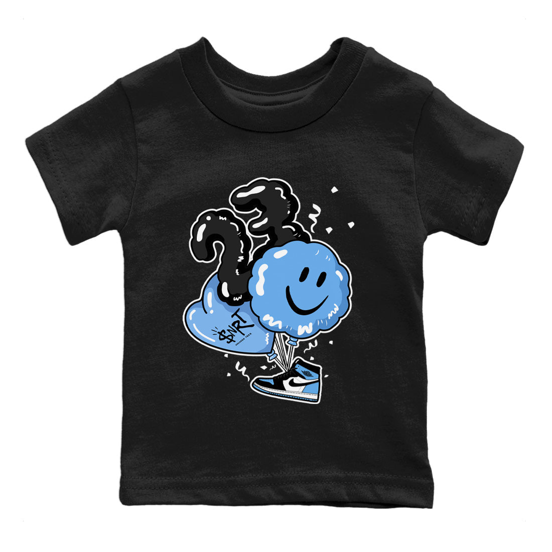 Balloon Kids Tops - Air Jordan 1 UNC Toe