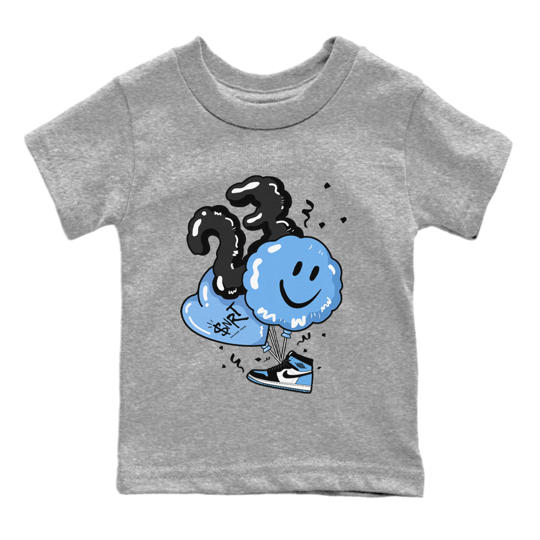 Balloon Kids Tops - Air Jordan 1 UNC Toe