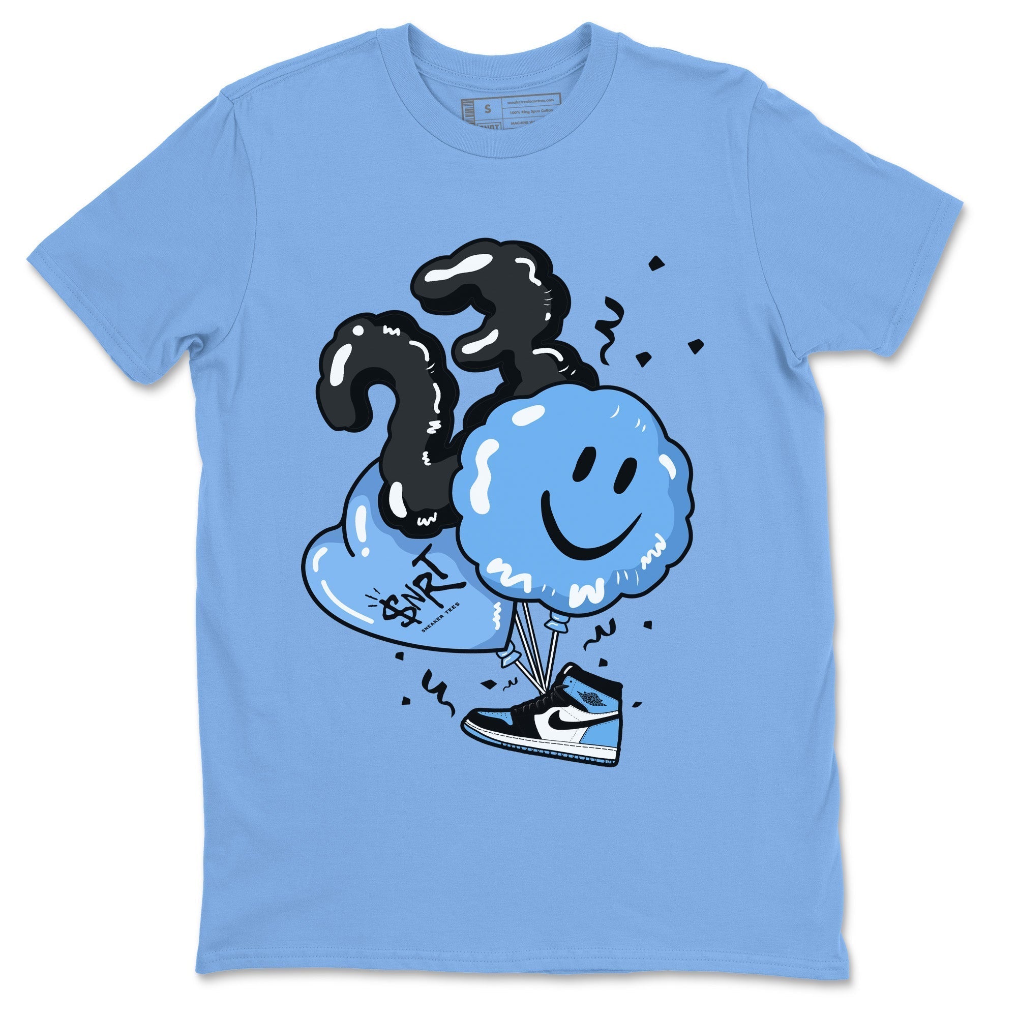 Balloon Unisex Tops - Air Jordan 1 UNC Toe