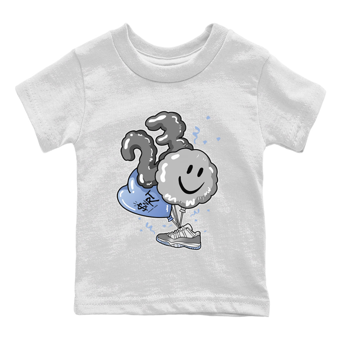 Balloon Kids Tops - Air Jordan 11 White Cement