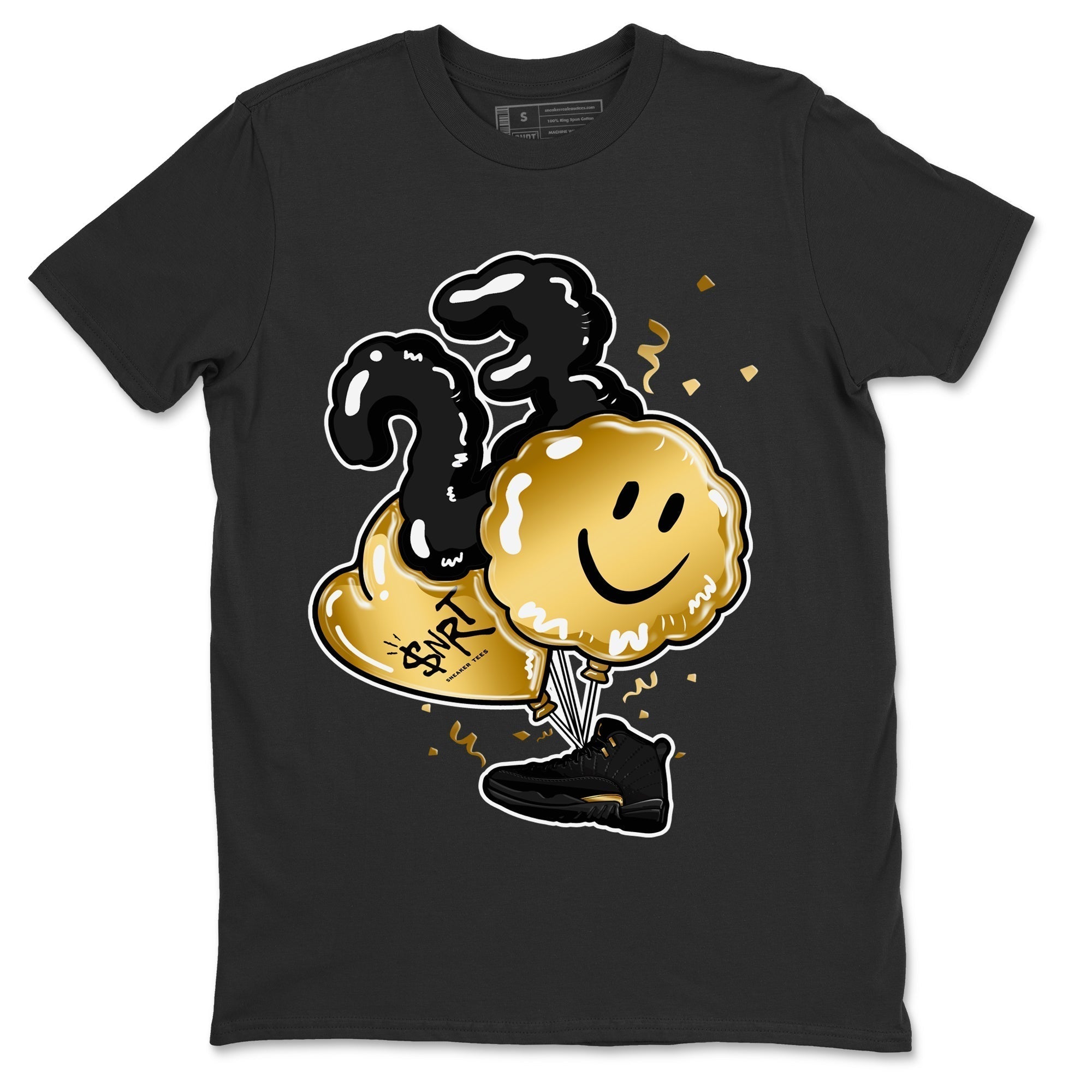 Balloon Unisex Tops - Air Jordan 12 Black Taxi