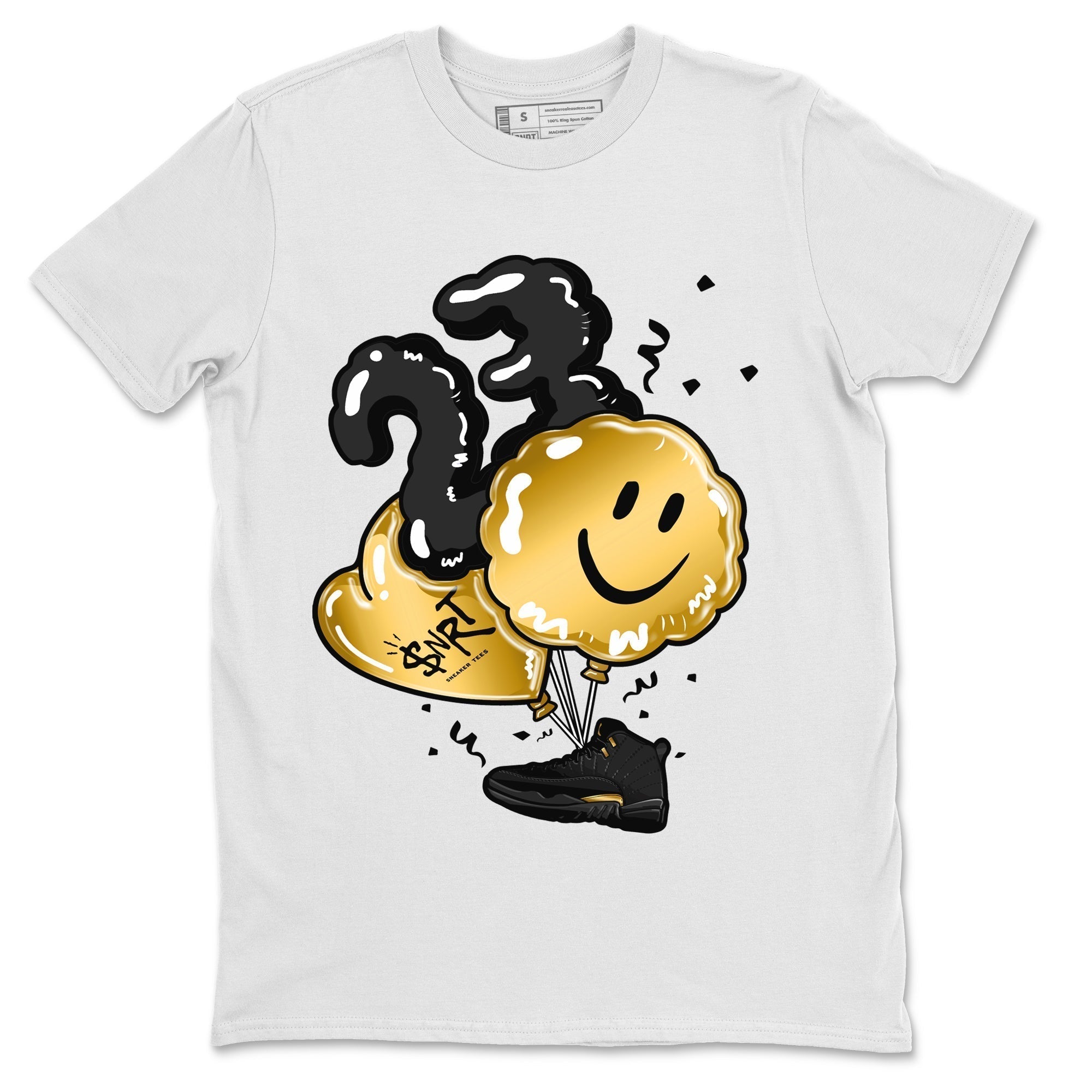 Balloon Unisex Tops - Air Jordan 12 Black Taxi