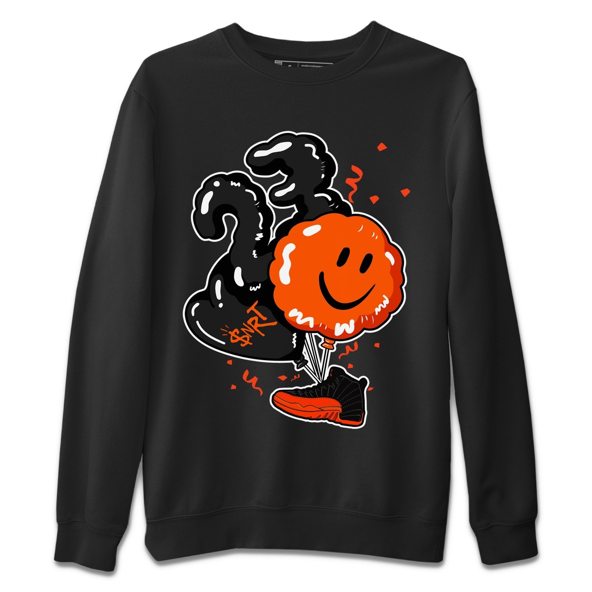 Balloon Unisex Tops - Air Jordan 12 Brilliant Orange