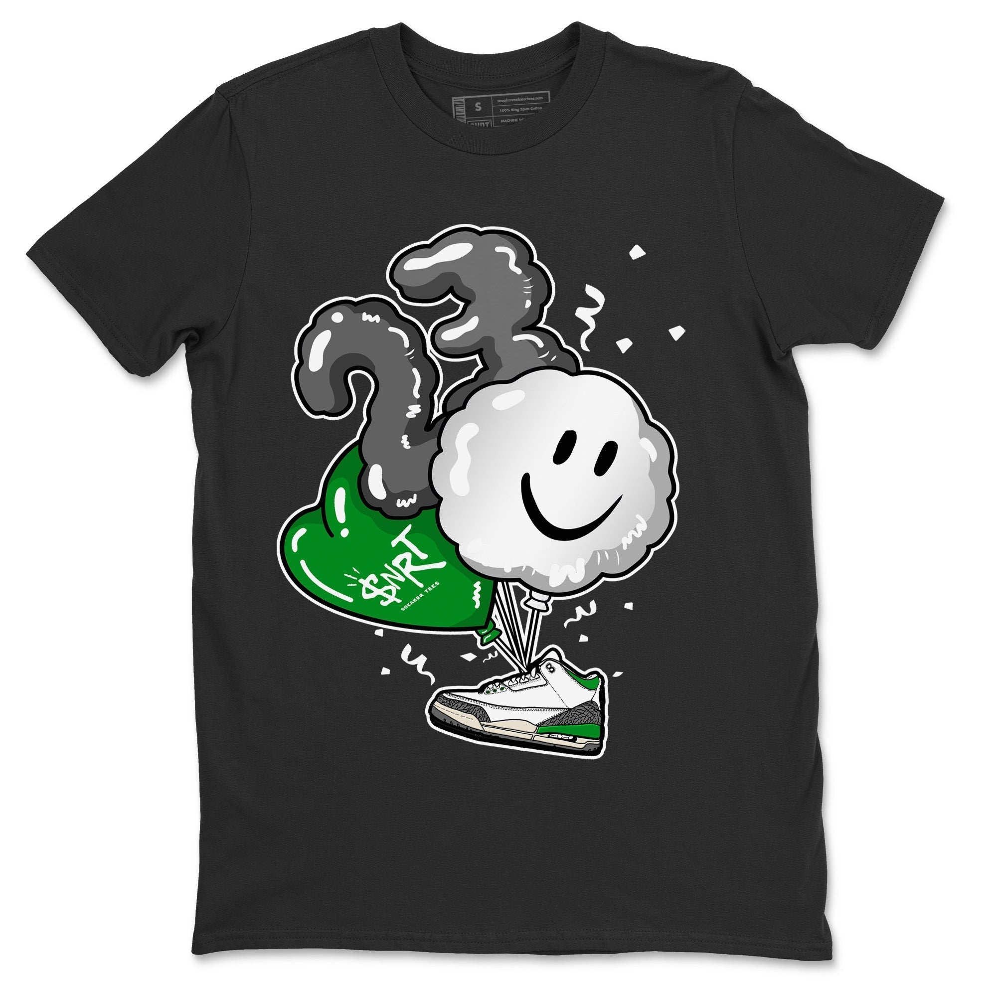 Balloon Unisex Tops - Air Jordan 3 Lucky Green