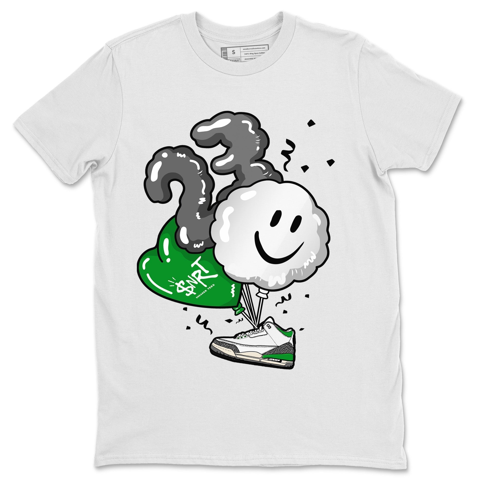 Balloon Unisex Tops - Air Jordan 3 Lucky Green