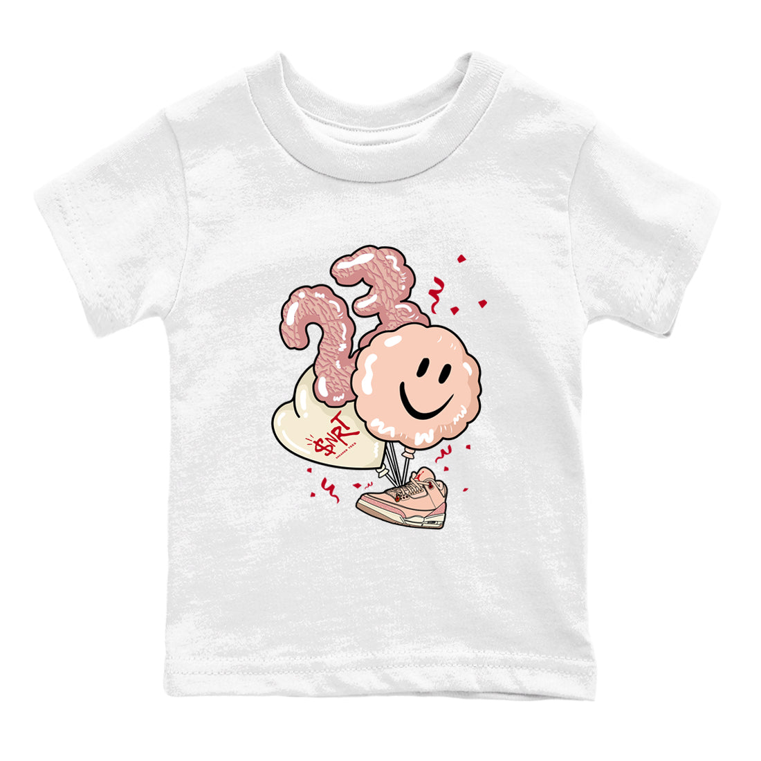 Balloon snkmatch Tees Kids - Air Jordan 3 Valentines Day