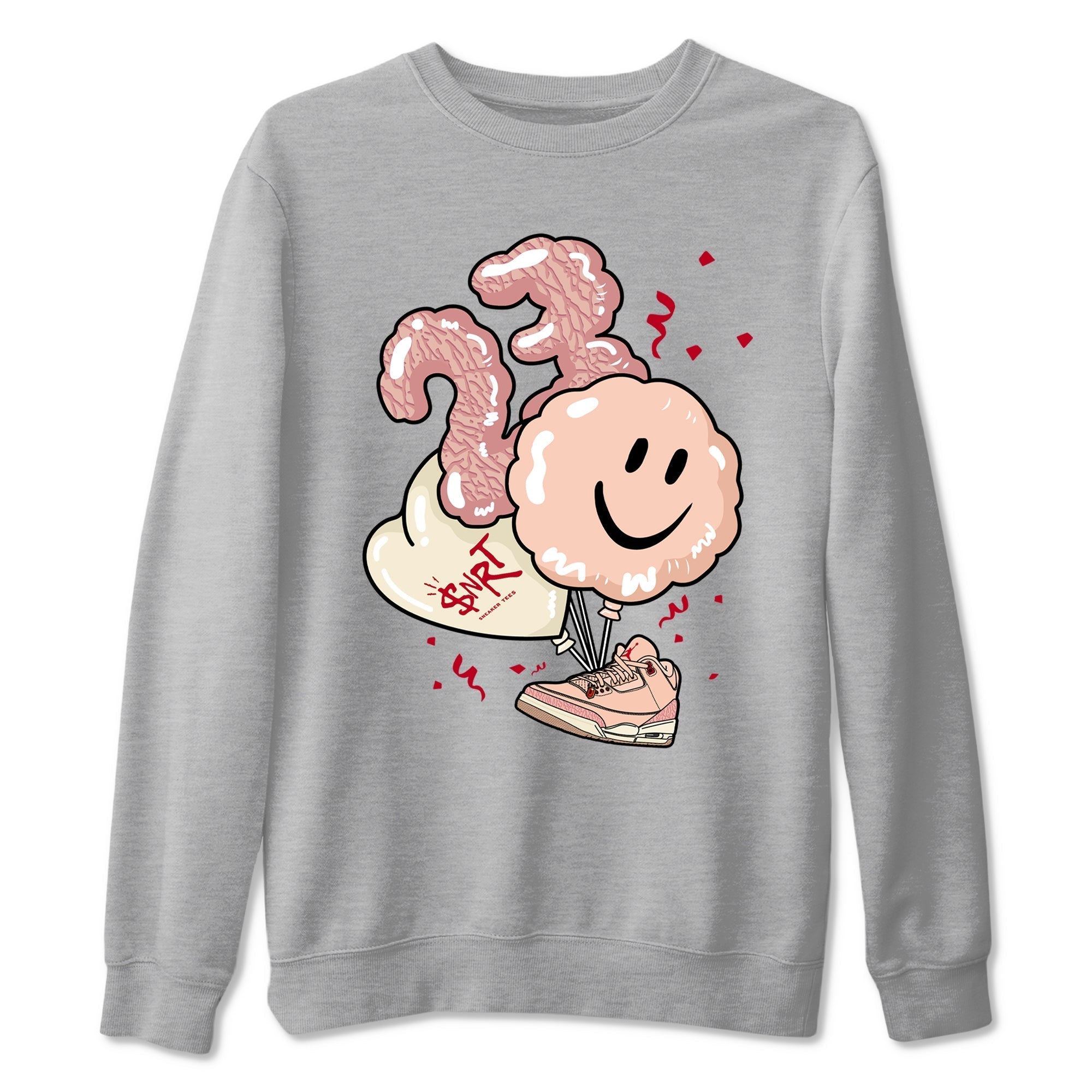 Balloon snkmatch Tees - Air Jordan 3 Valentines Day