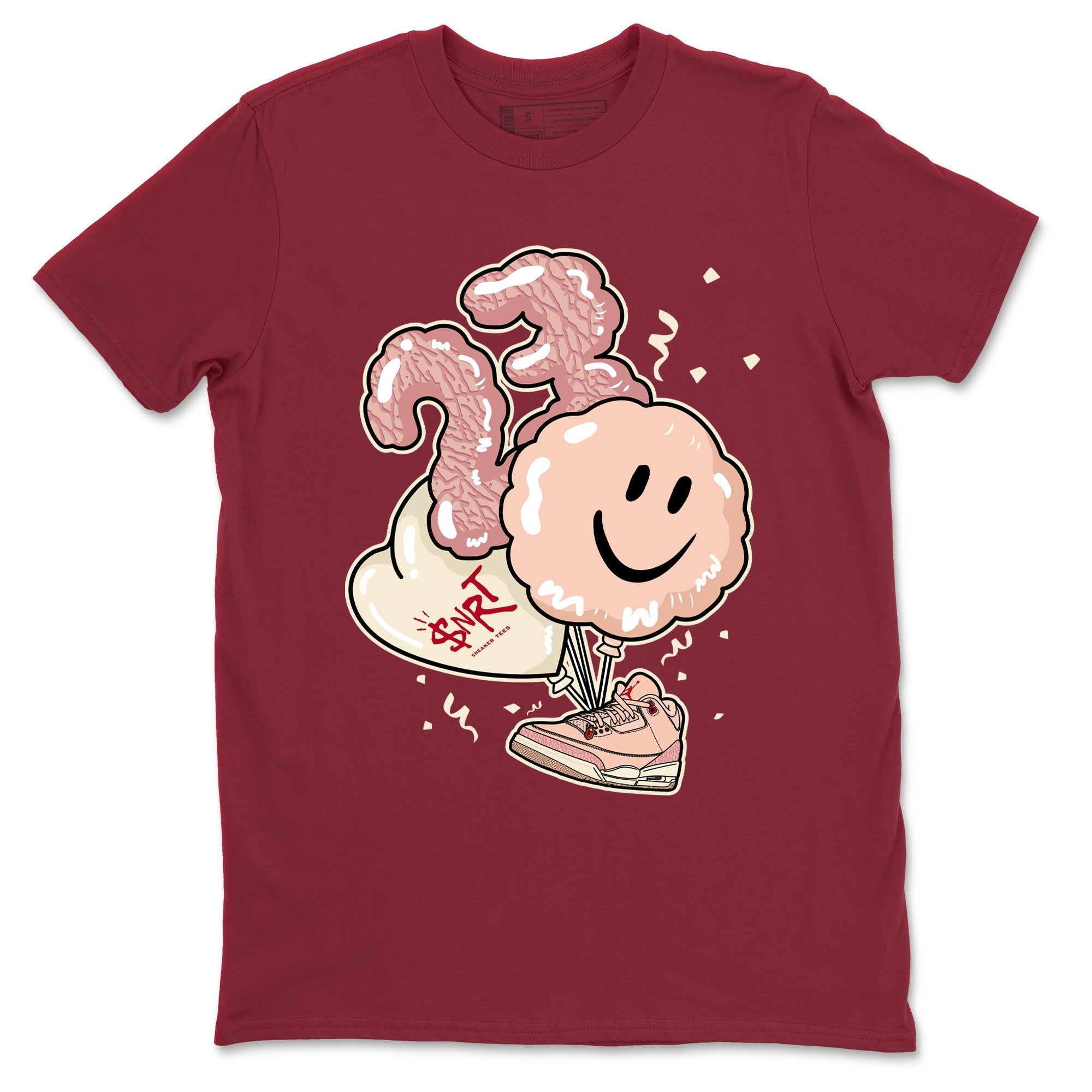 Balloon snkmatch Tees - Air Jordan 3 Valentines Day