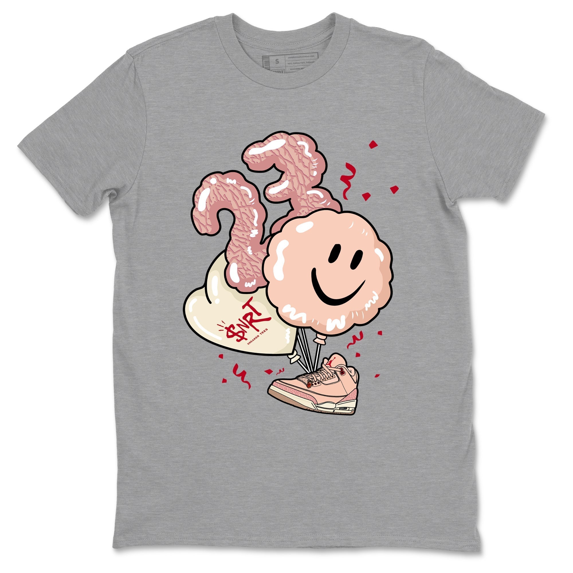 Balloon snkmatch Tees - Air Jordan 3 Valentines Day