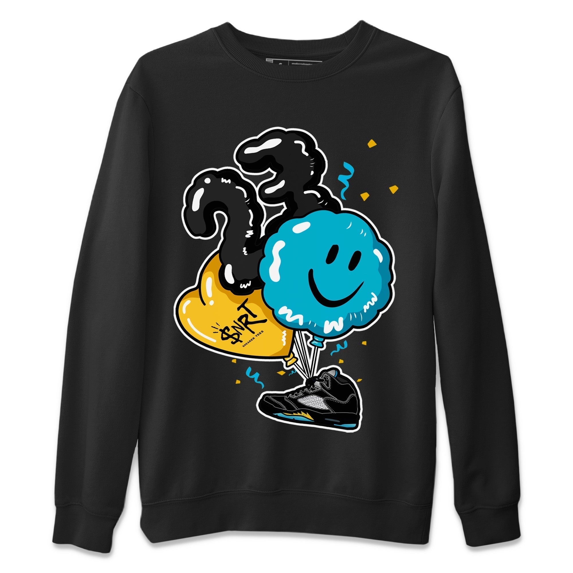 Balloon Unisex Tops - Air Jordan 5 Aqua