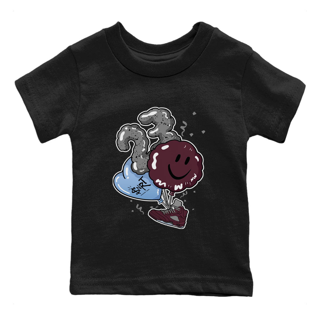 Balloon snkmatch Tee Kids - Air Jordan 5 Burgundy