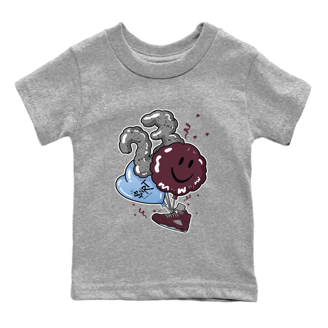 Balloon snkmatch Tee Kids - Air Jordan 5 Burgundy