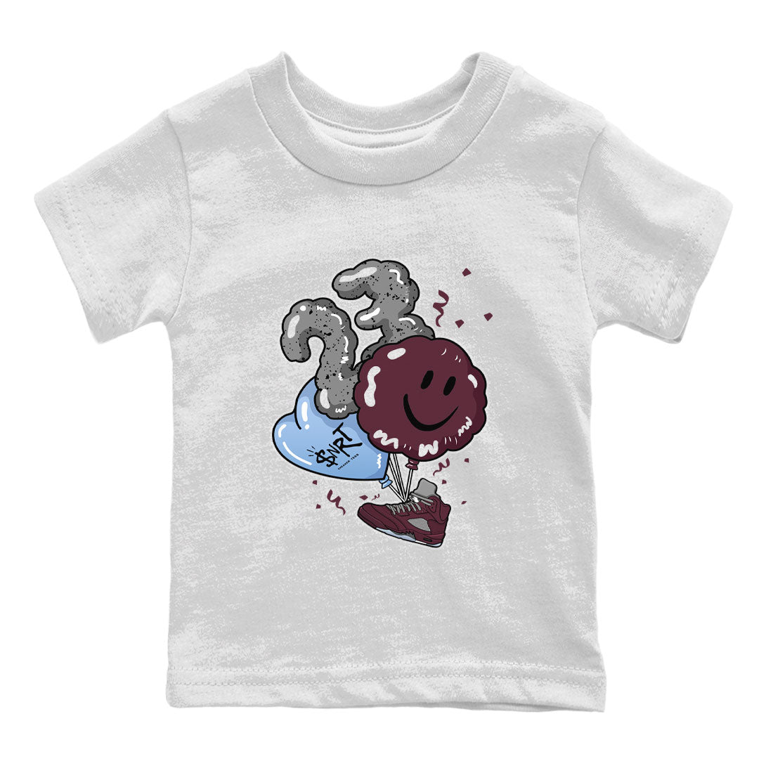 Balloon snkmatch Tee Kids - Air Jordan 5 Burgundy